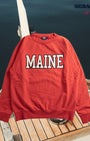 sebago world " MAINE " crewneck