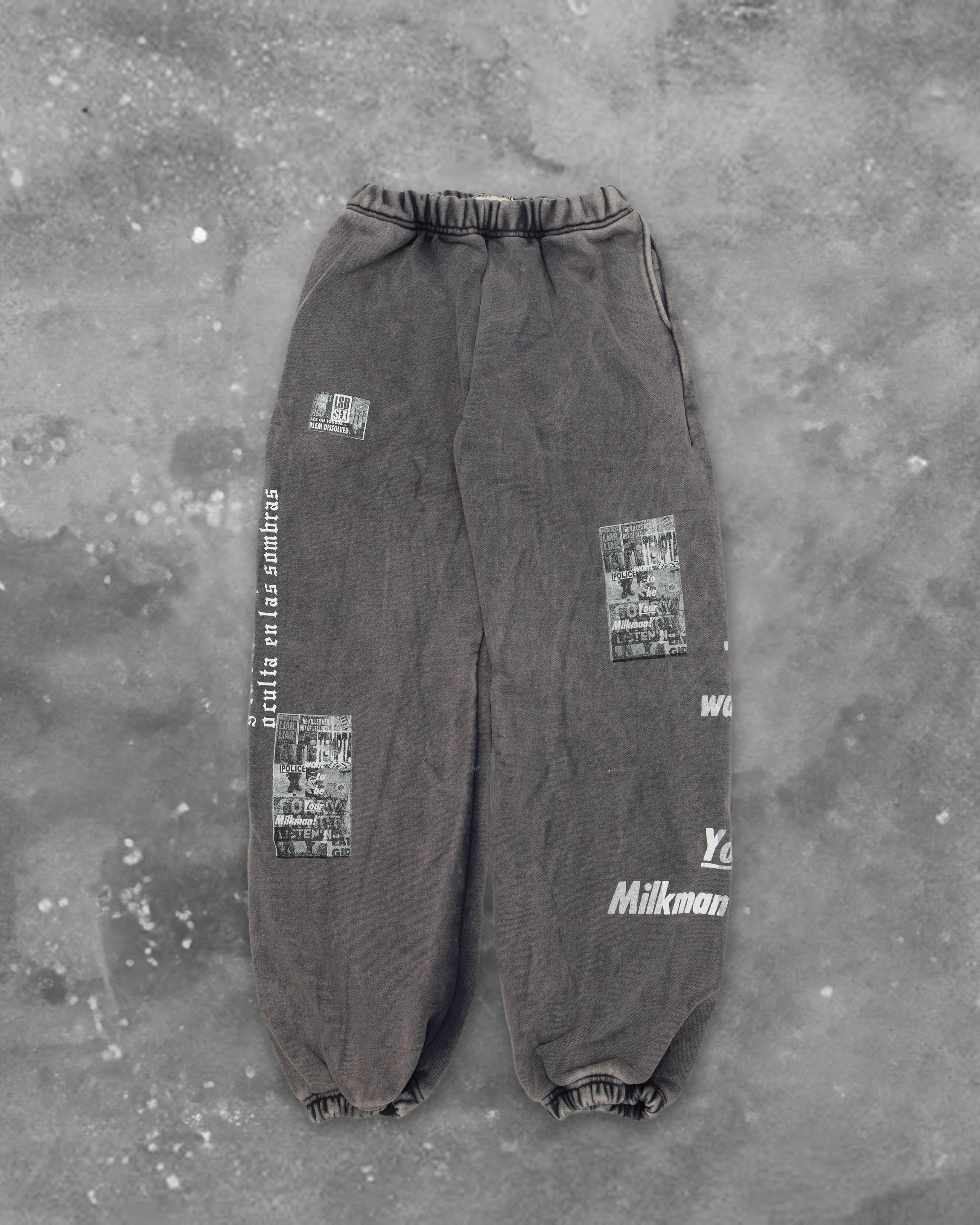 BLACKOUT CRIME SWEAT PANTS