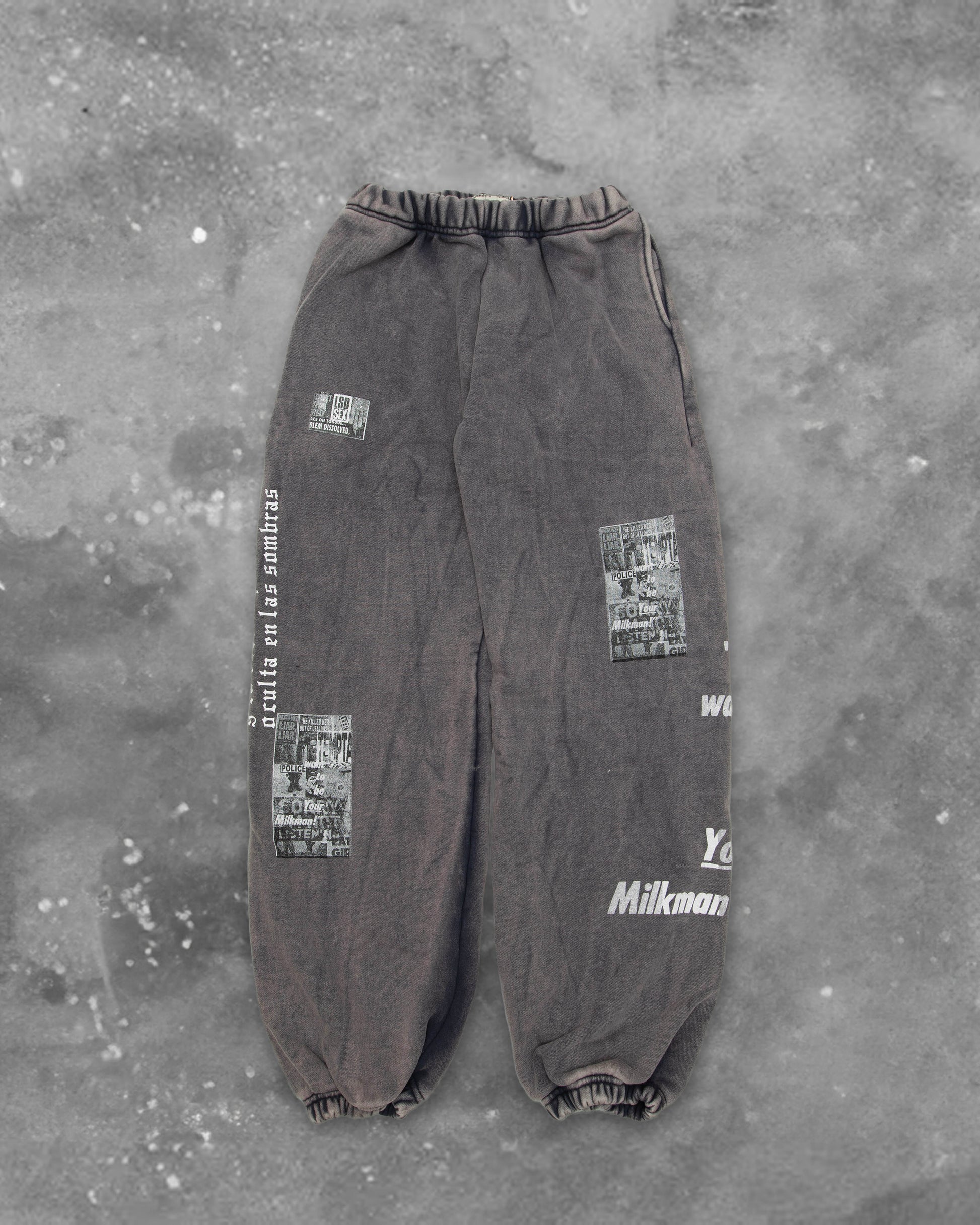 BLACKOUT CRIME SWEAT PANTS