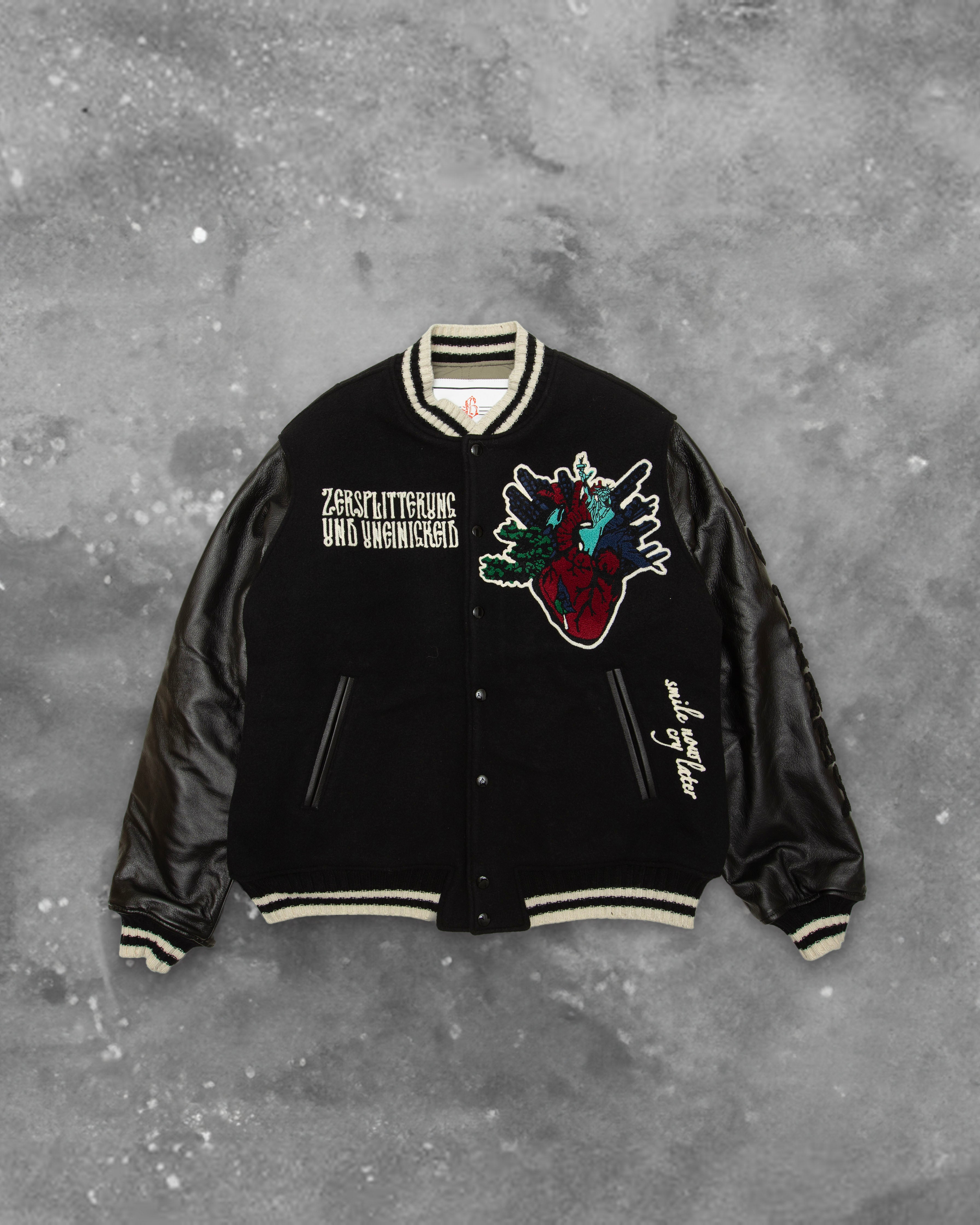 BLACKOUT RUSTY HEART VARSITY