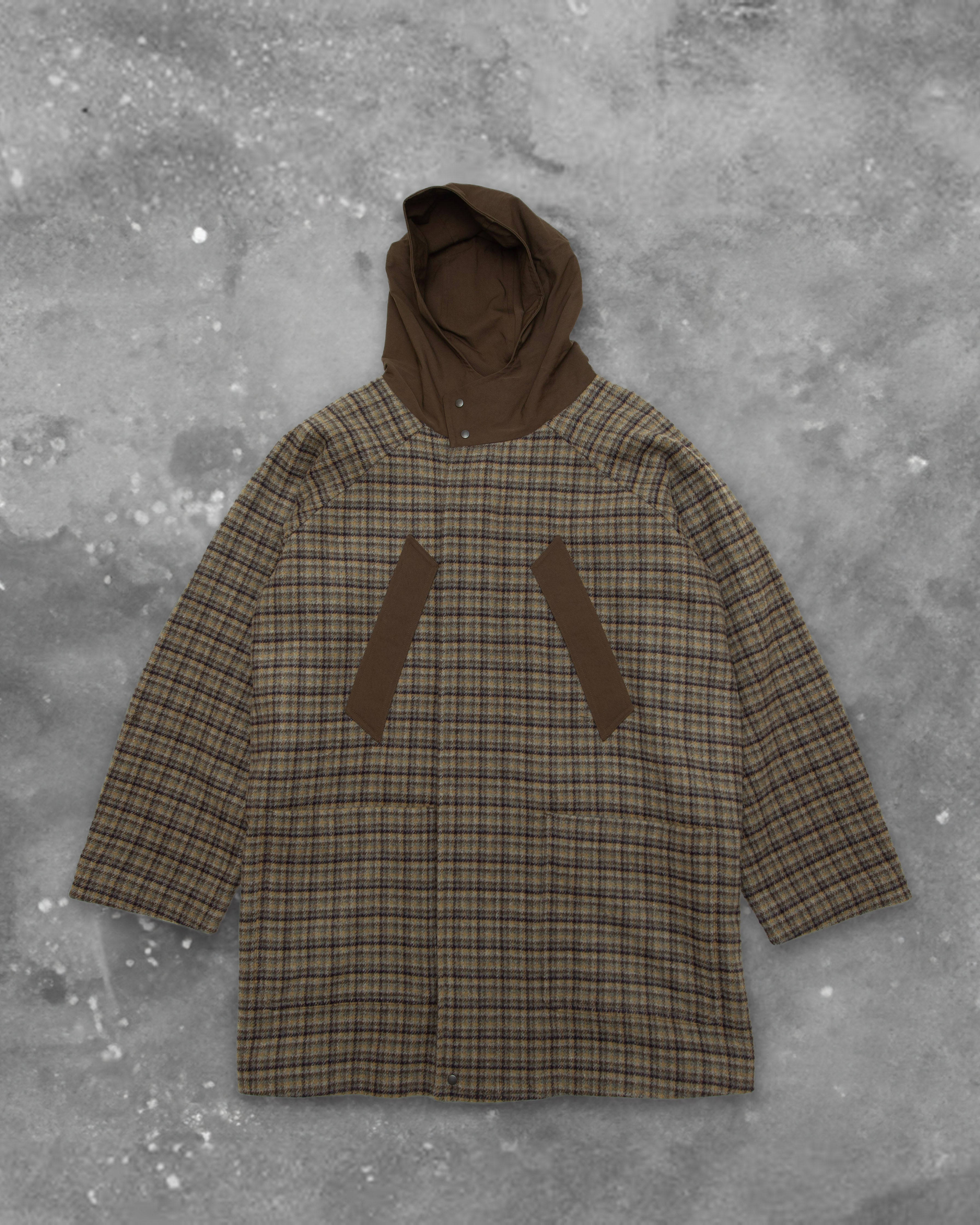 BLACKOUT "ROBE COAT (OVER) check"