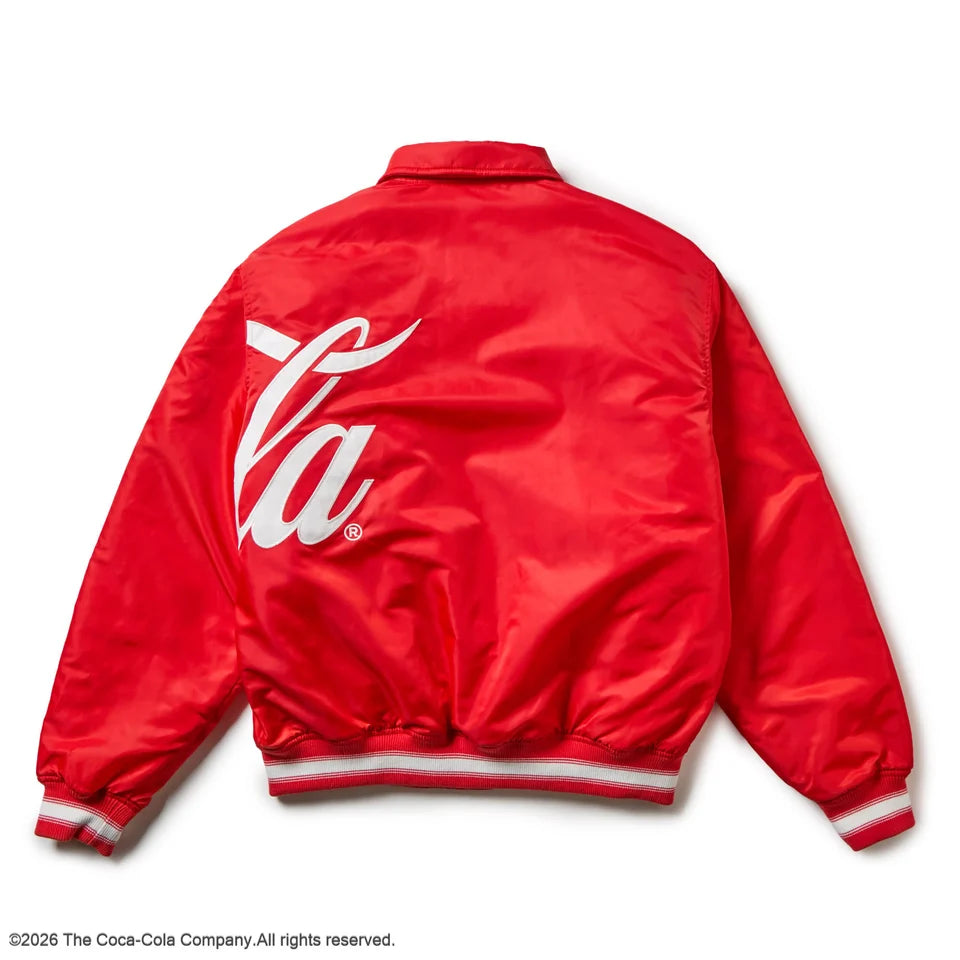 NEW ERA  ナイロン バーシティジャケット Coca-Cola コカ･コーラ スカーレット