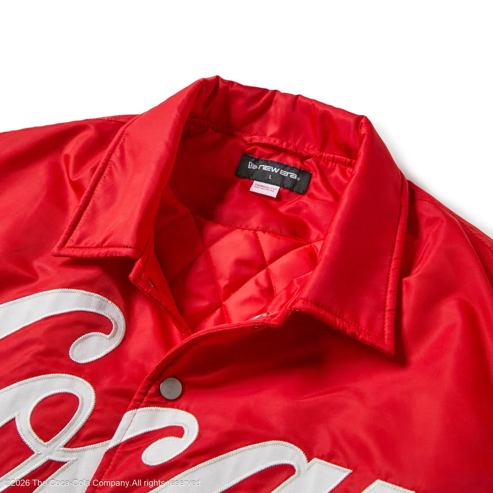 NEW ERA  ナイロン バーシティジャケット Coca-Cola コカ･コーラ スカーレット