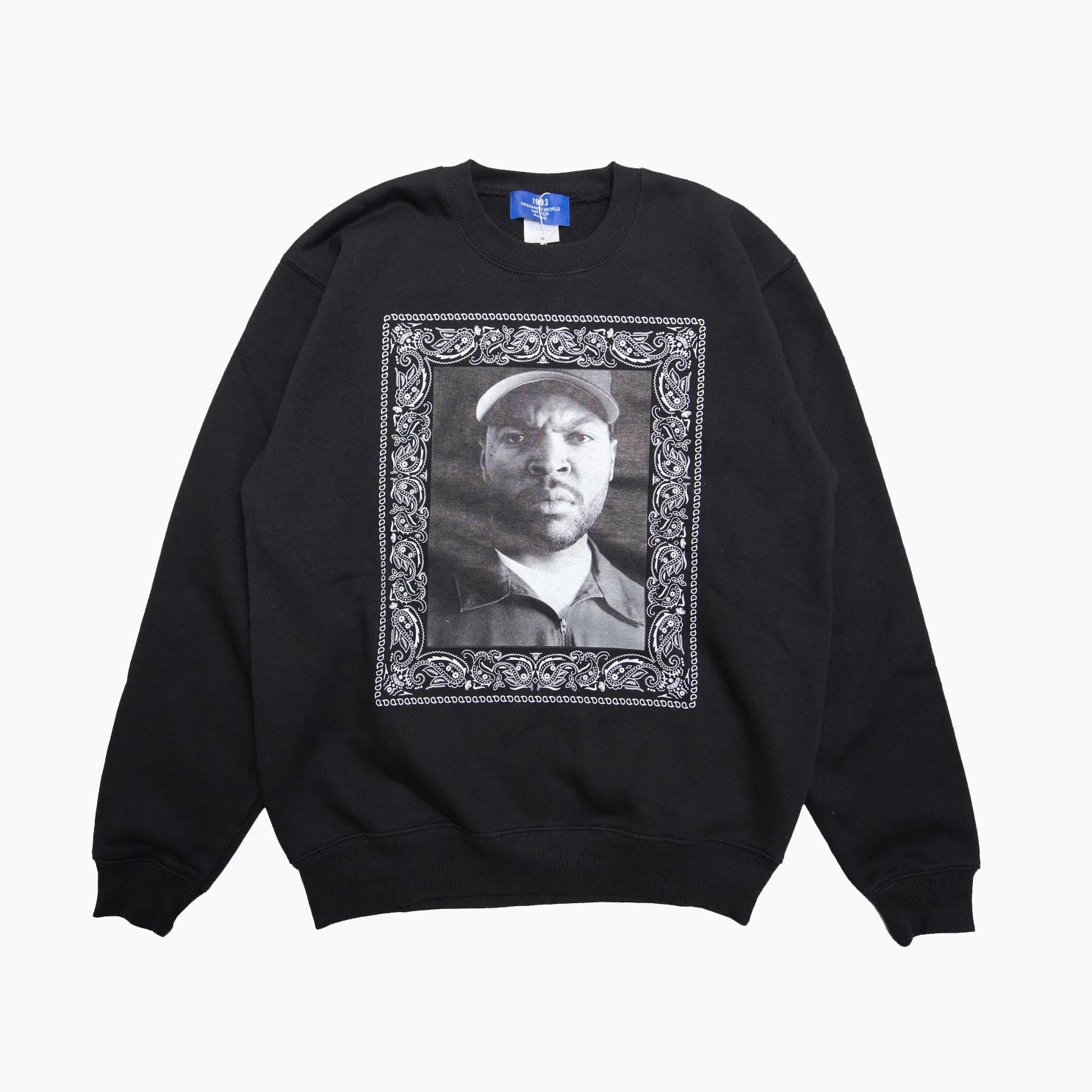 1993 DESIGNED WORLD HIPHOP [ ICECUBE ] CREWNECK