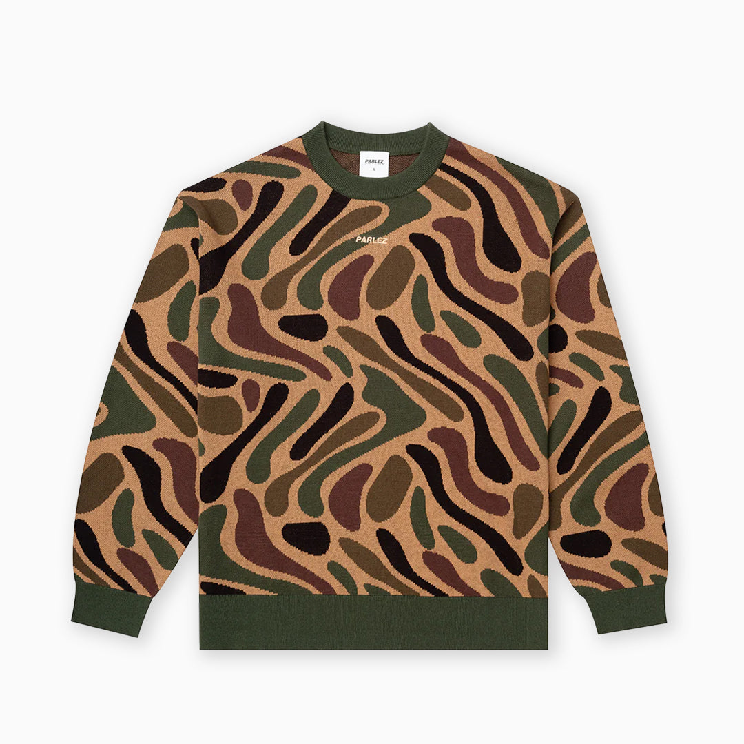 PARLEZ BLEND CAMO KNIT COFFEE