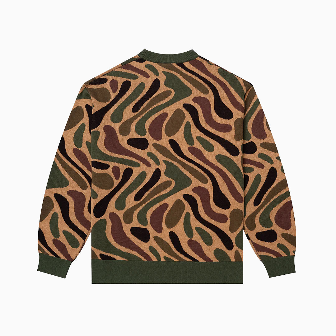 PARLEZ BLEND CAMO KNIT COFFEE