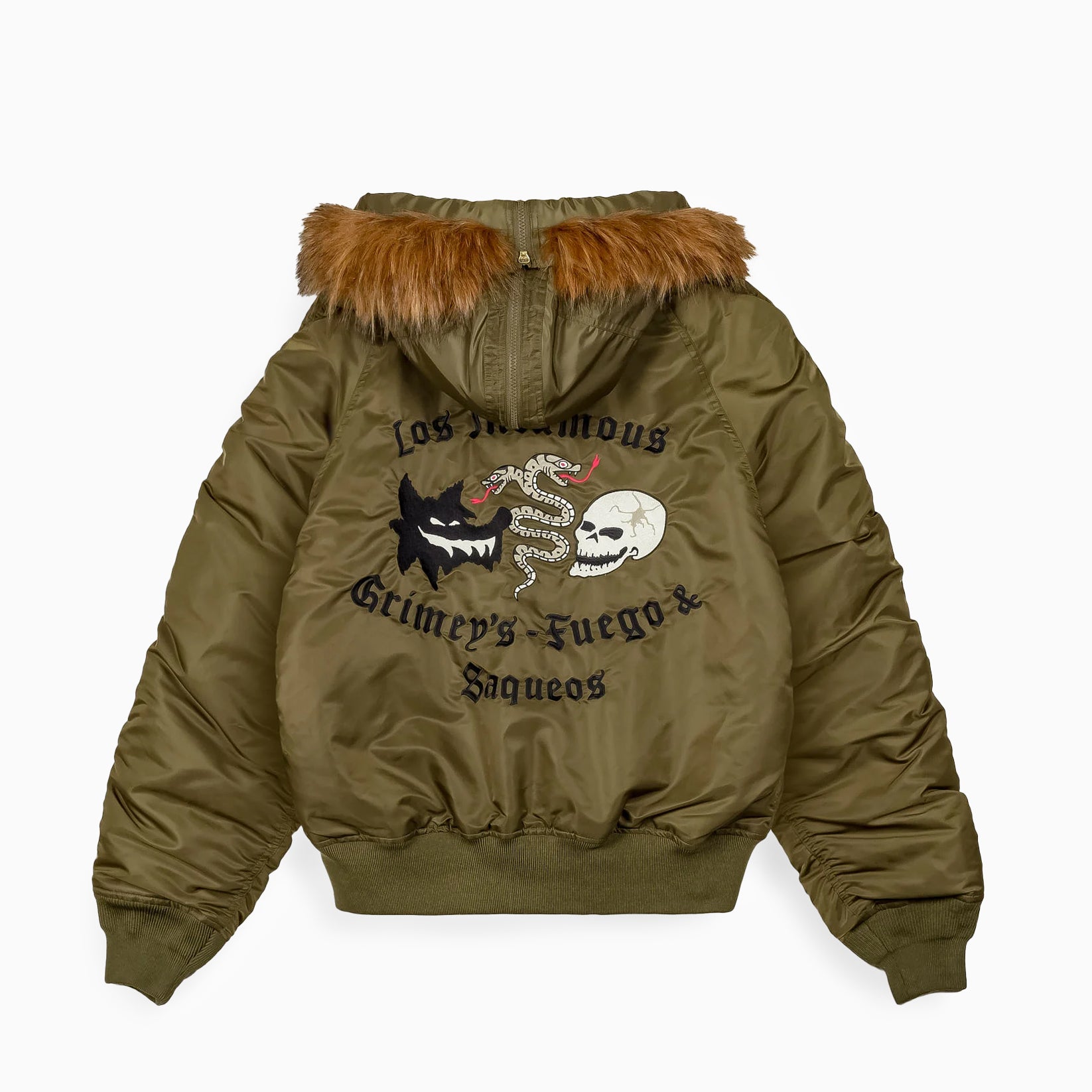 GRIMEY The Planet N-2B Flight Green Jacket