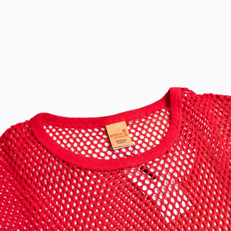 Marina T Border ExSPC. TieDye Red,Gold &amp; Green