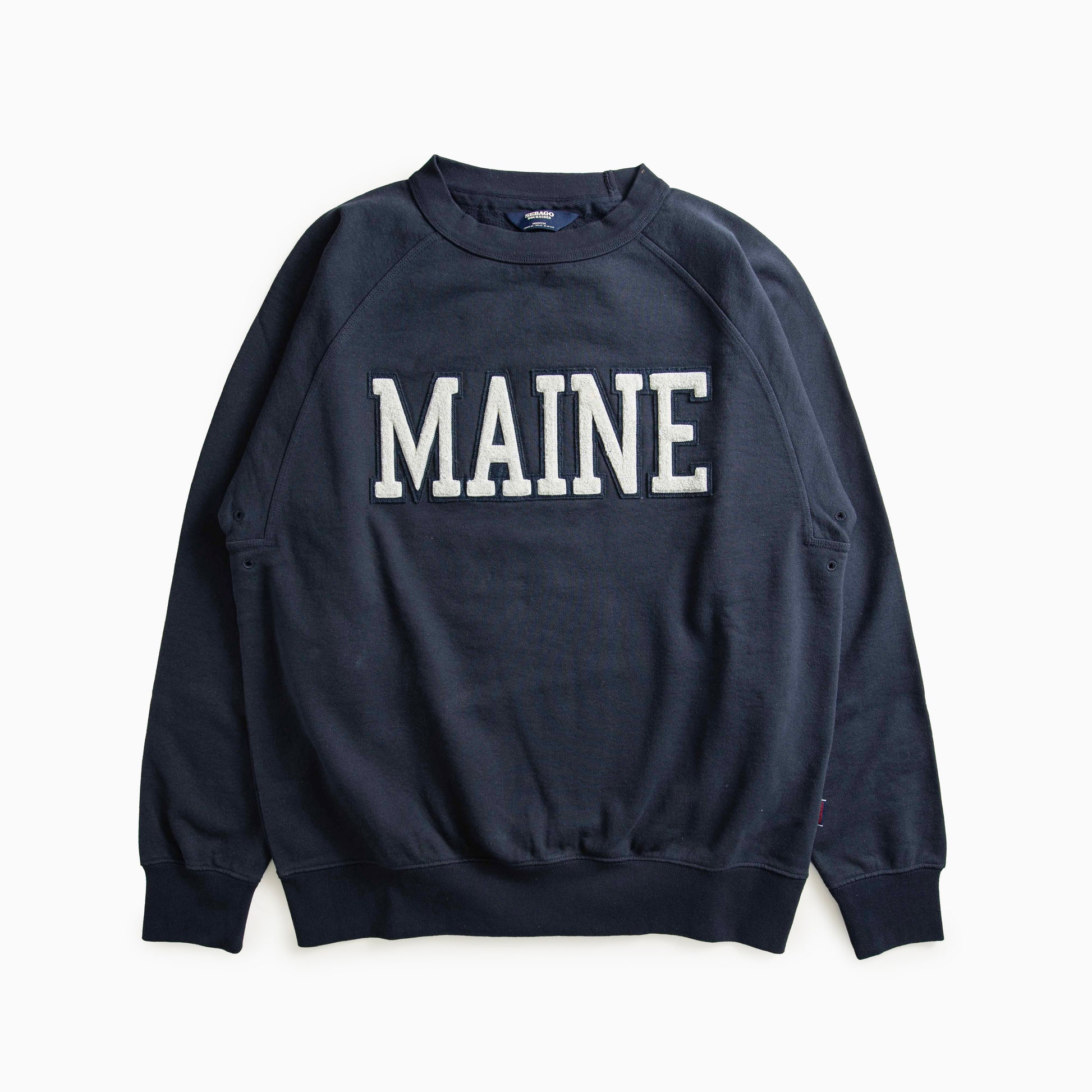 sebago world " MAINE " crewneck