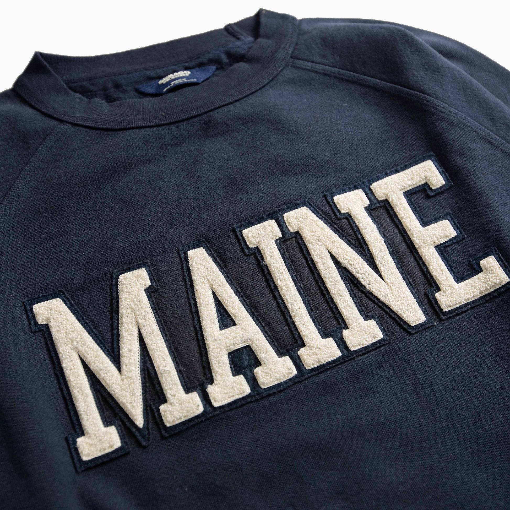 sebago world " MAINE " crewneck