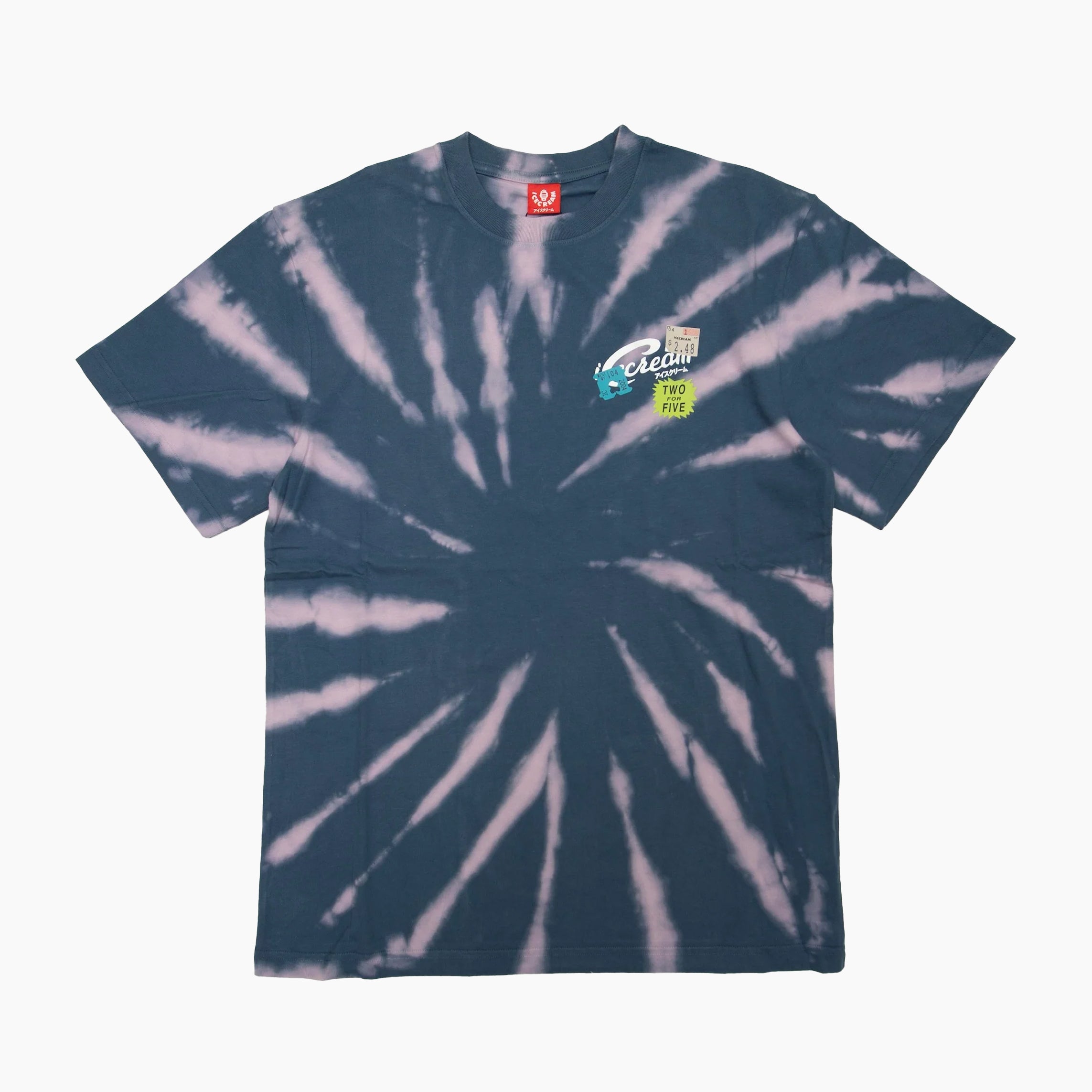 ICECREAM PRICE CHECK TIE DYE T-SHIRT