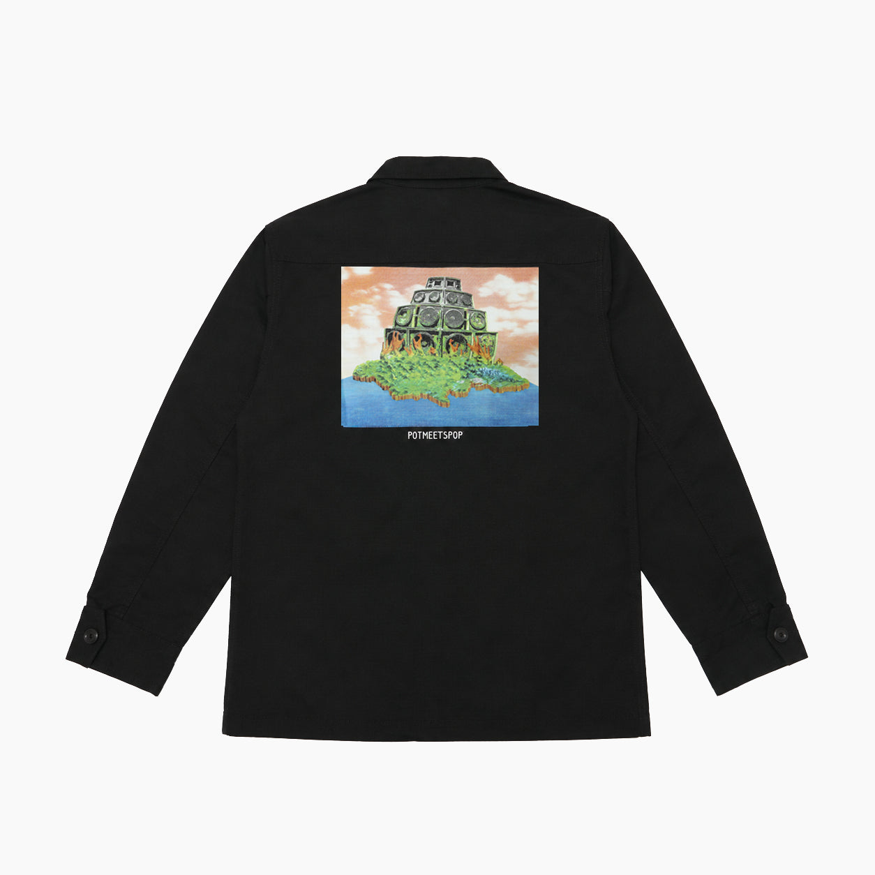 POT MEETS POP SOUNDSYSTEM OZ ARMY SLANTED POCKET BLACK