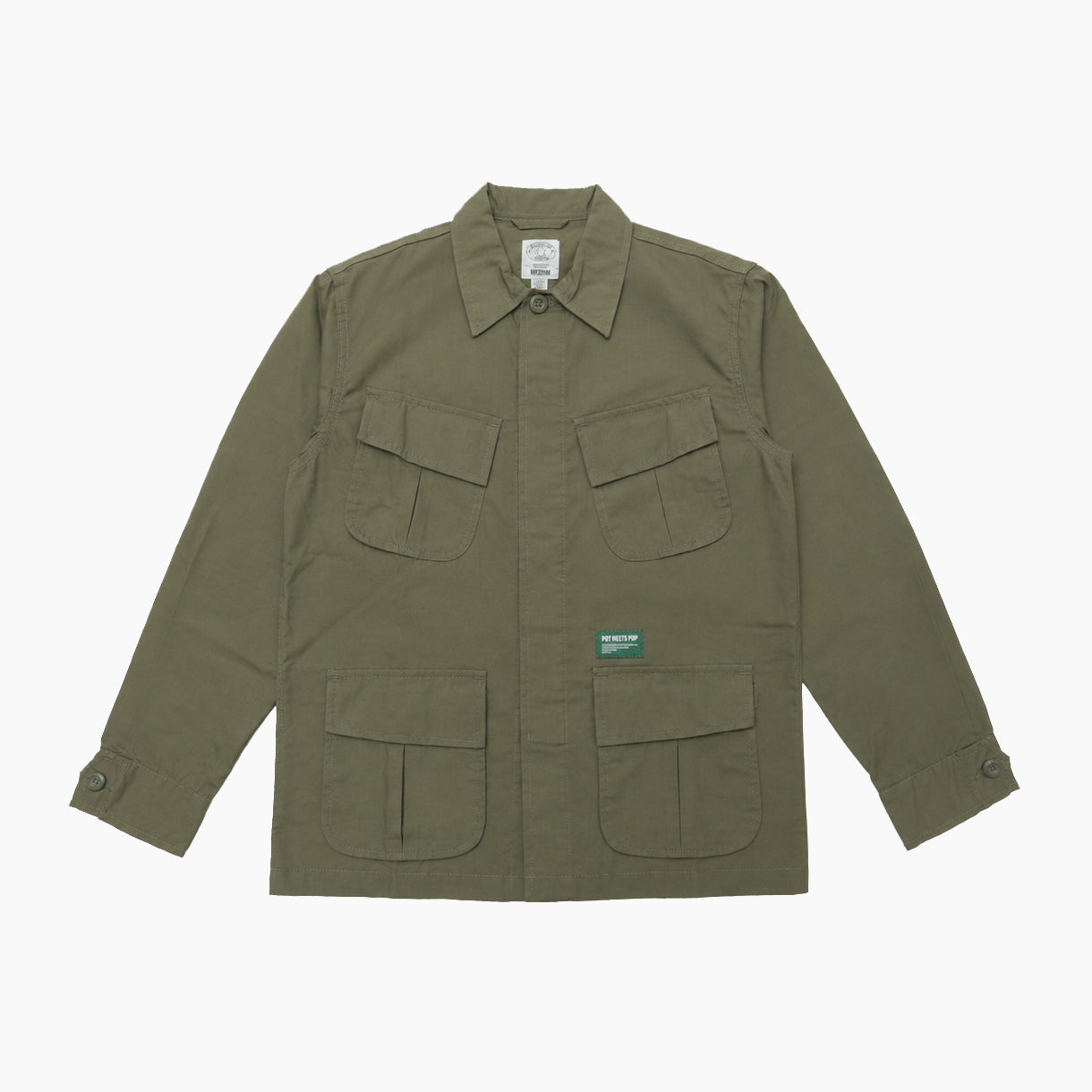 POT MEETS POP SOUNDSYSTEM OZ ARMY SLANTED POCKET OLIVE