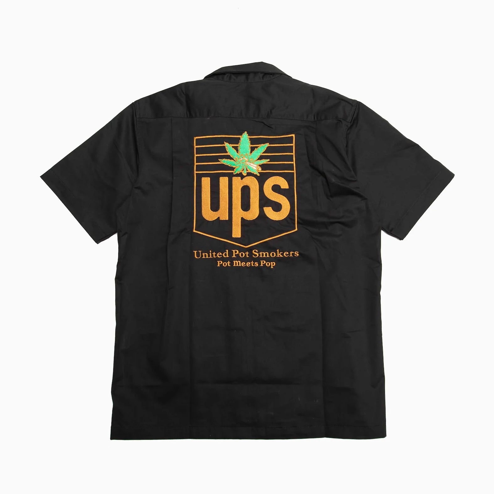 POT MEETS POP "UPS WORKSHIRT BLACK