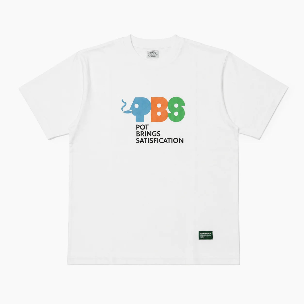 POT MEETS POP PBS TEE