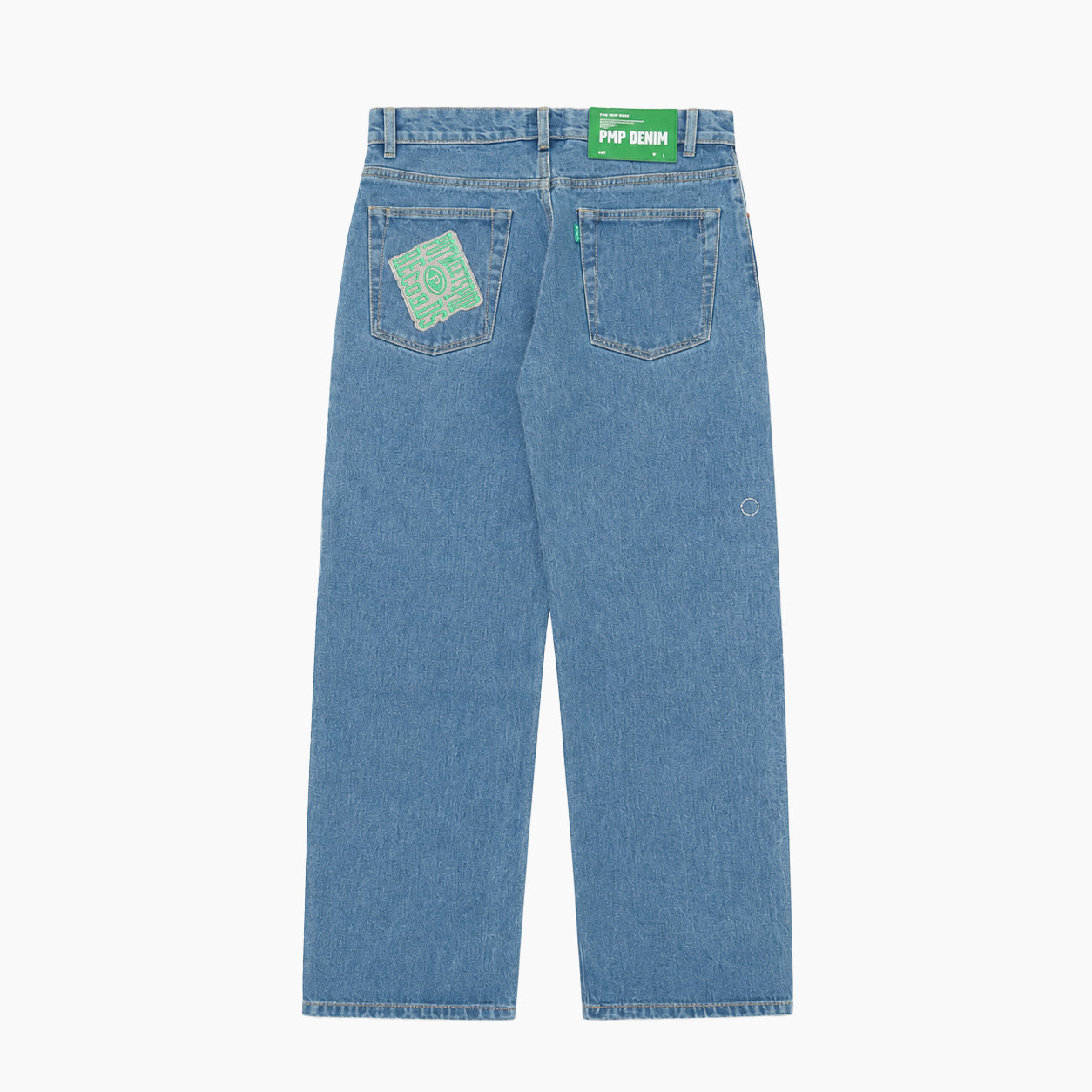 POT MEETS POP BIG BAMBU WASHED BLUE