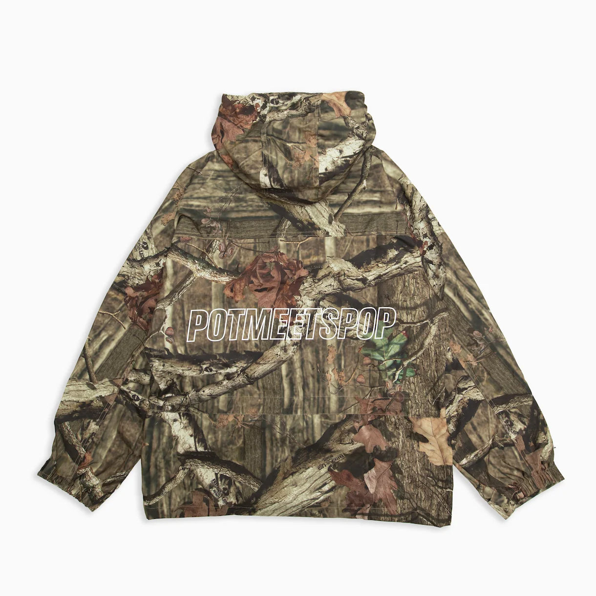 POT MEETS POP LEAFY OUTDOOR JACKET REAL CAMO