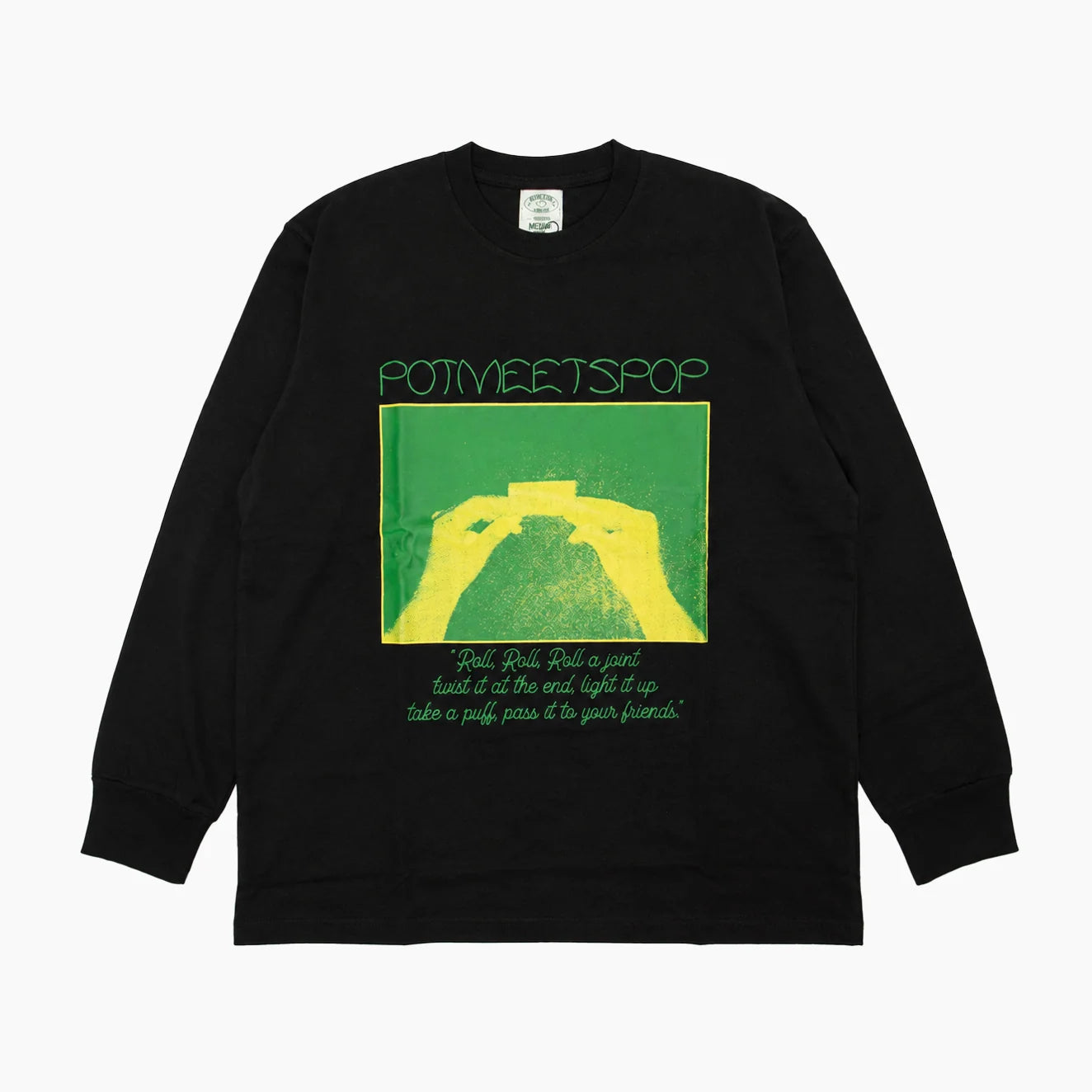 POT MEETS POP ROLL TEE
