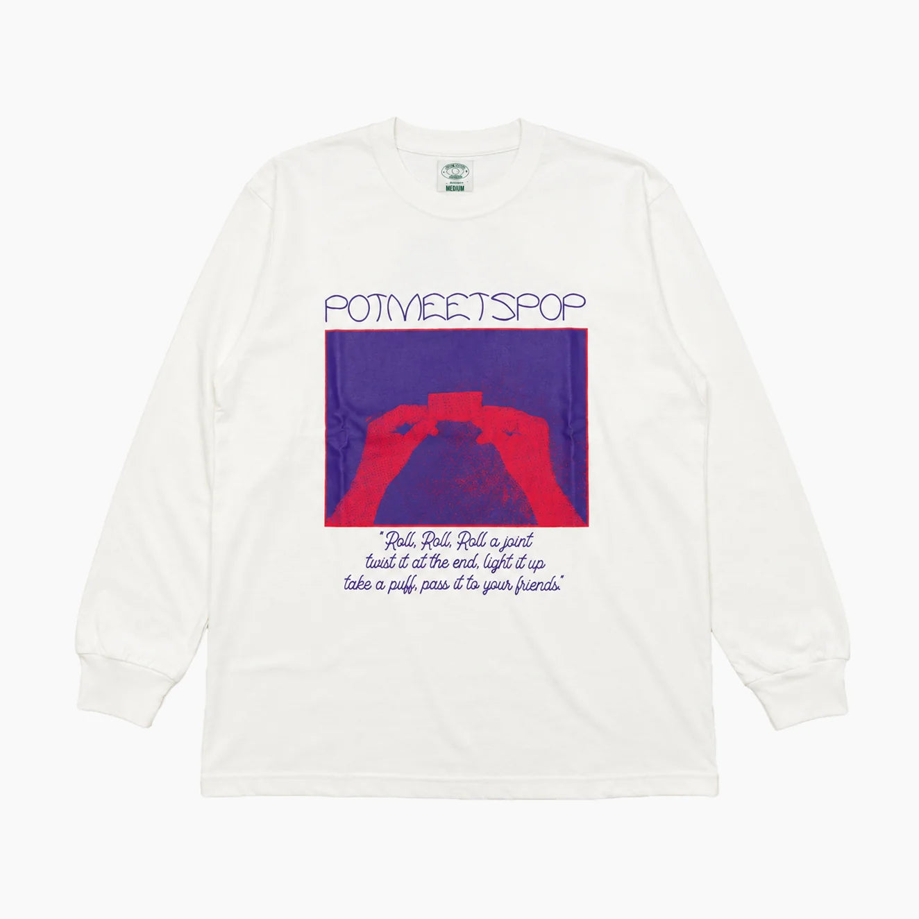 POT MEETS POP ROLL TEE