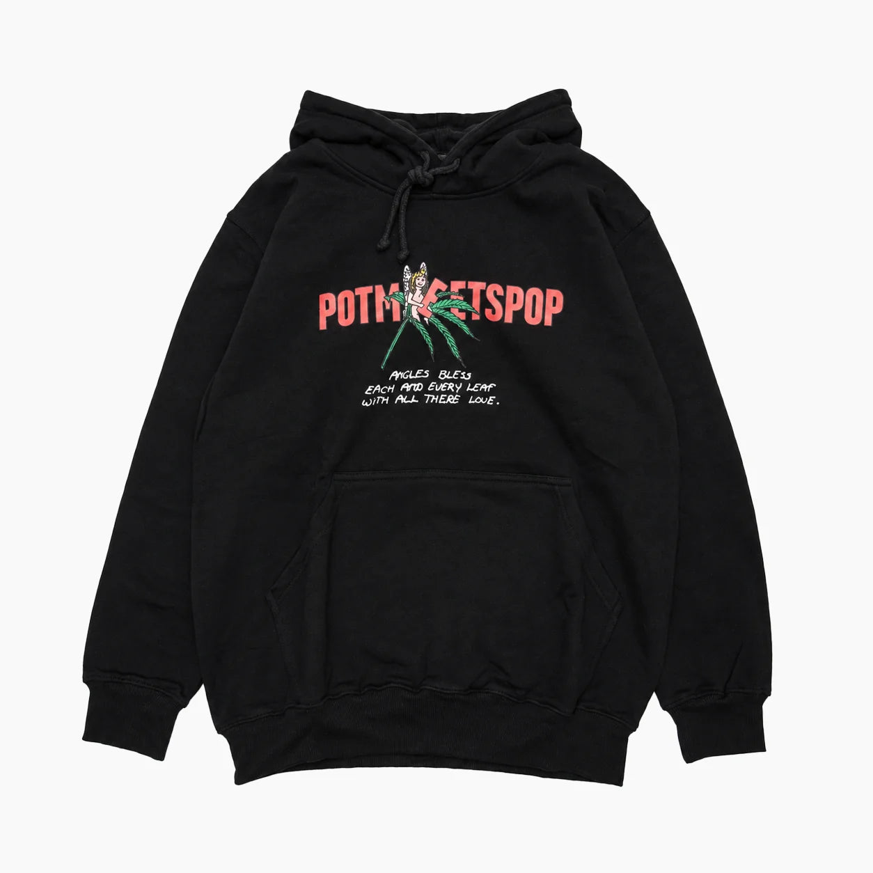 POT MEETS POP LEAF LOGO HOODIE