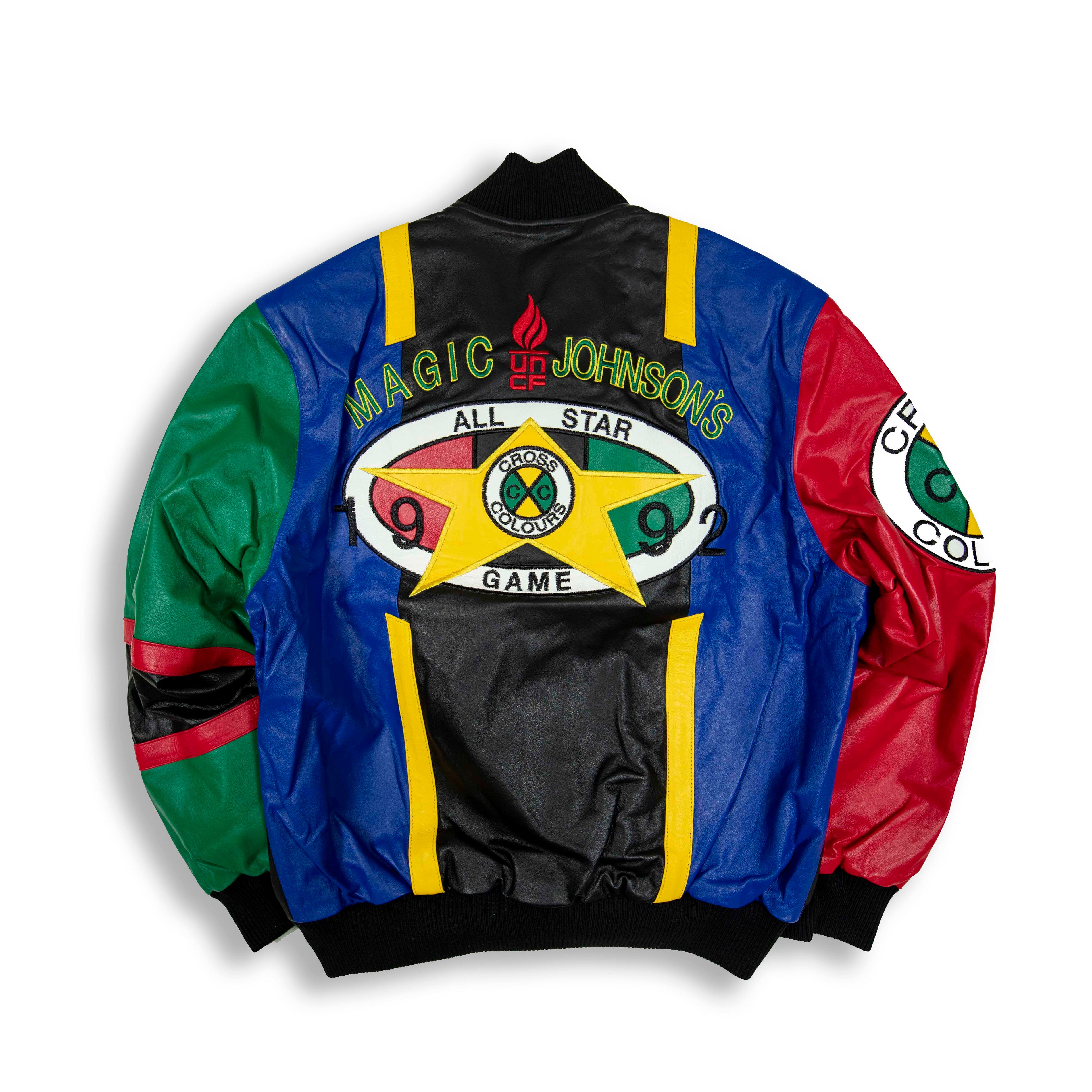 CROSS COLOURS MIDNIGHT SUMMERS MAGIC LEATHER JACKET