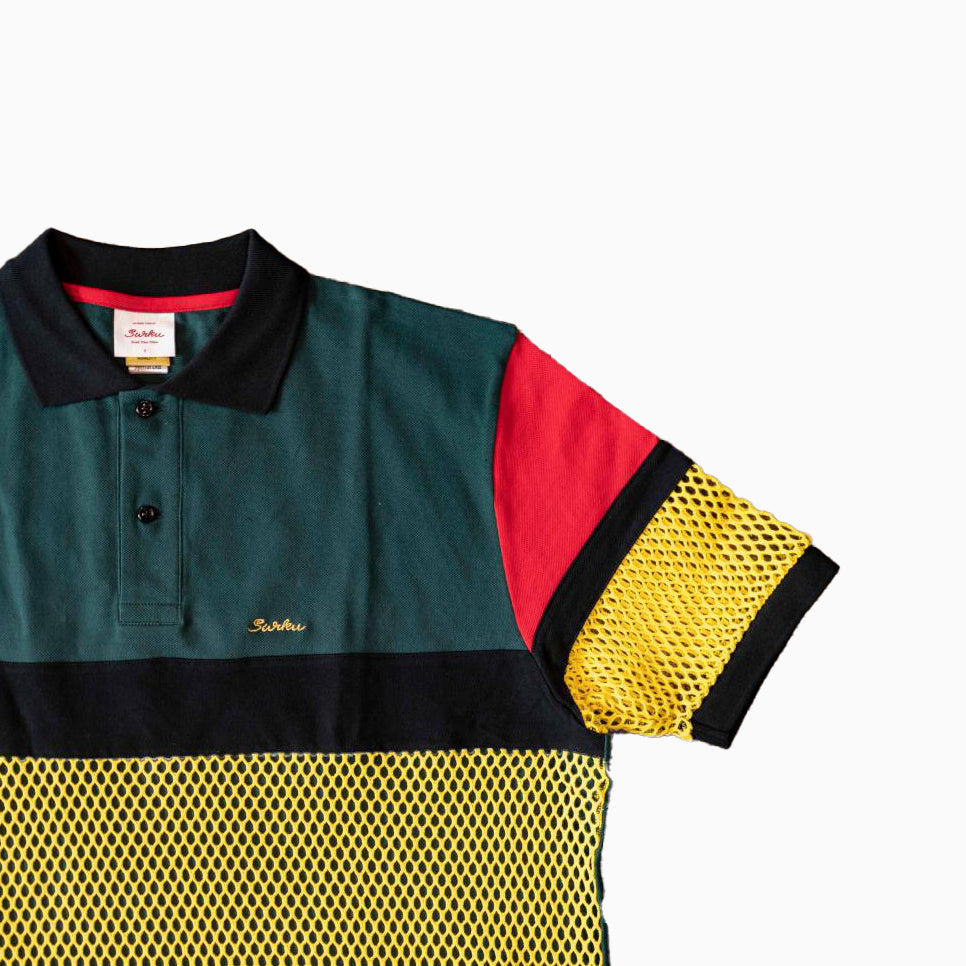 SURKU × SPECIAL 1 【Turn your lights down low Mesh Polo】