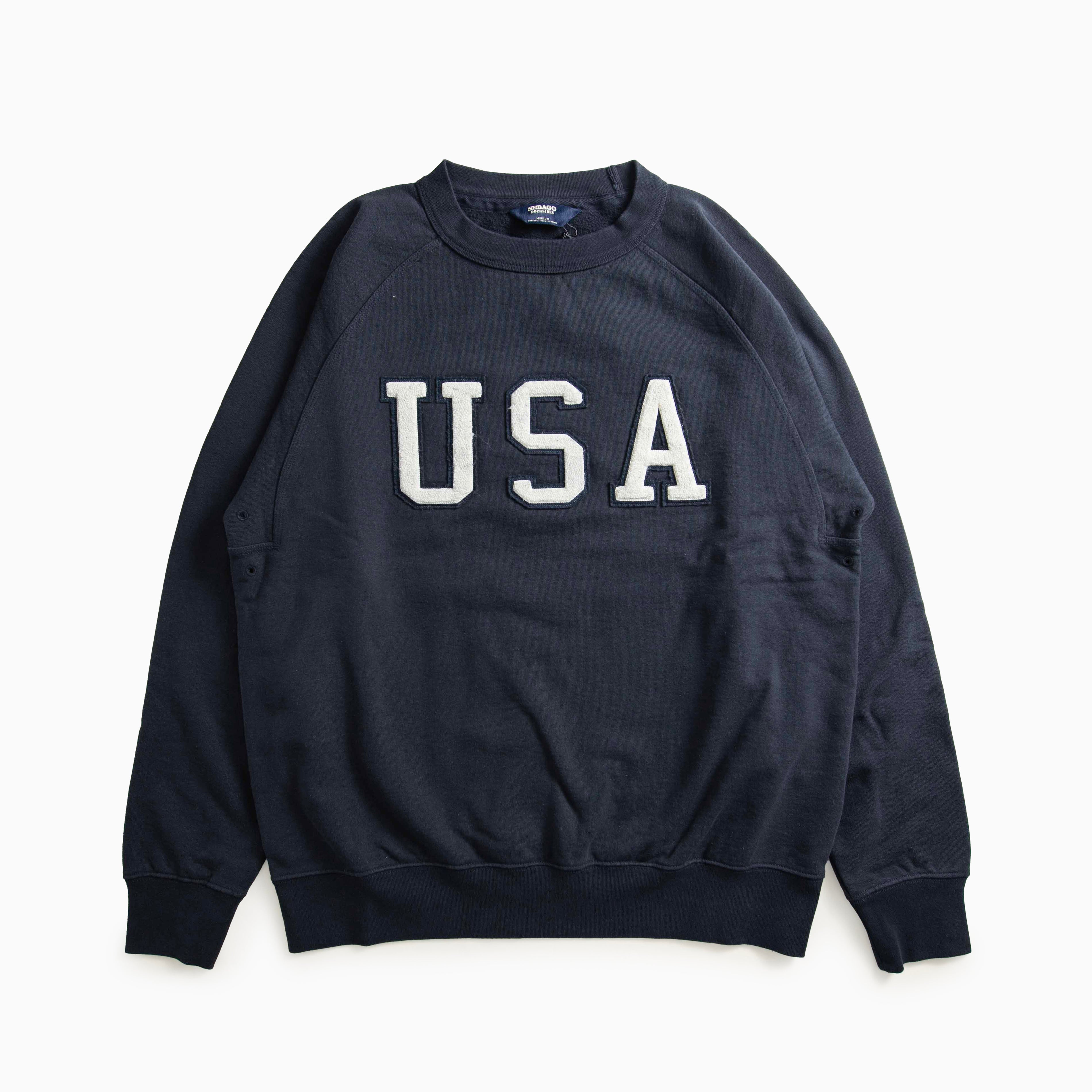 sebago world " USA " crewneck