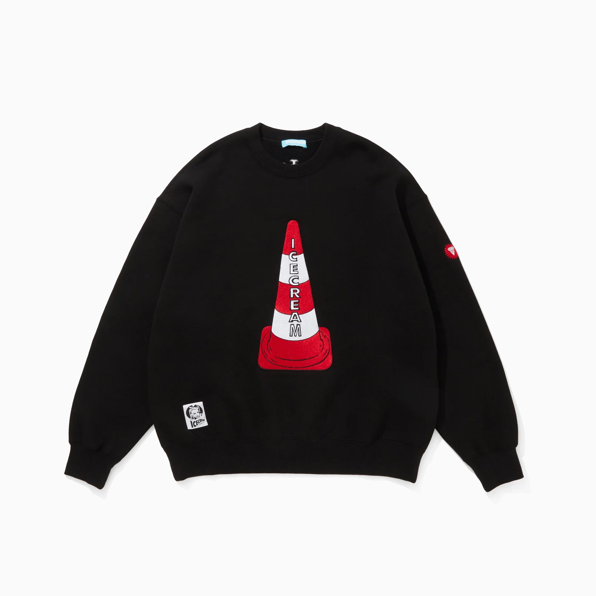 ICECREAM ICECREAM EMBROIDERED LOGO SWEATSHIRT_ICECREAM