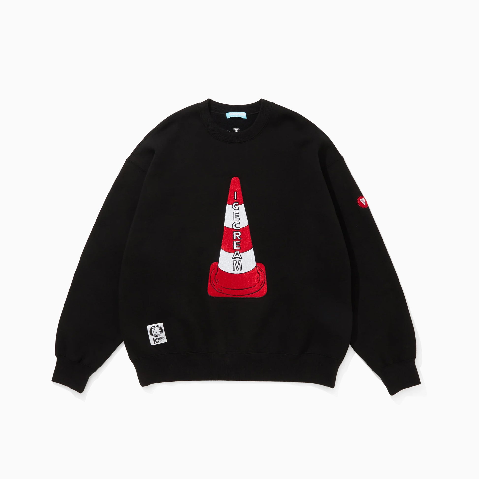 ICECREAM ICECREAM EMBROIDERED LOGO SWEATSHIRT_ICECREAM