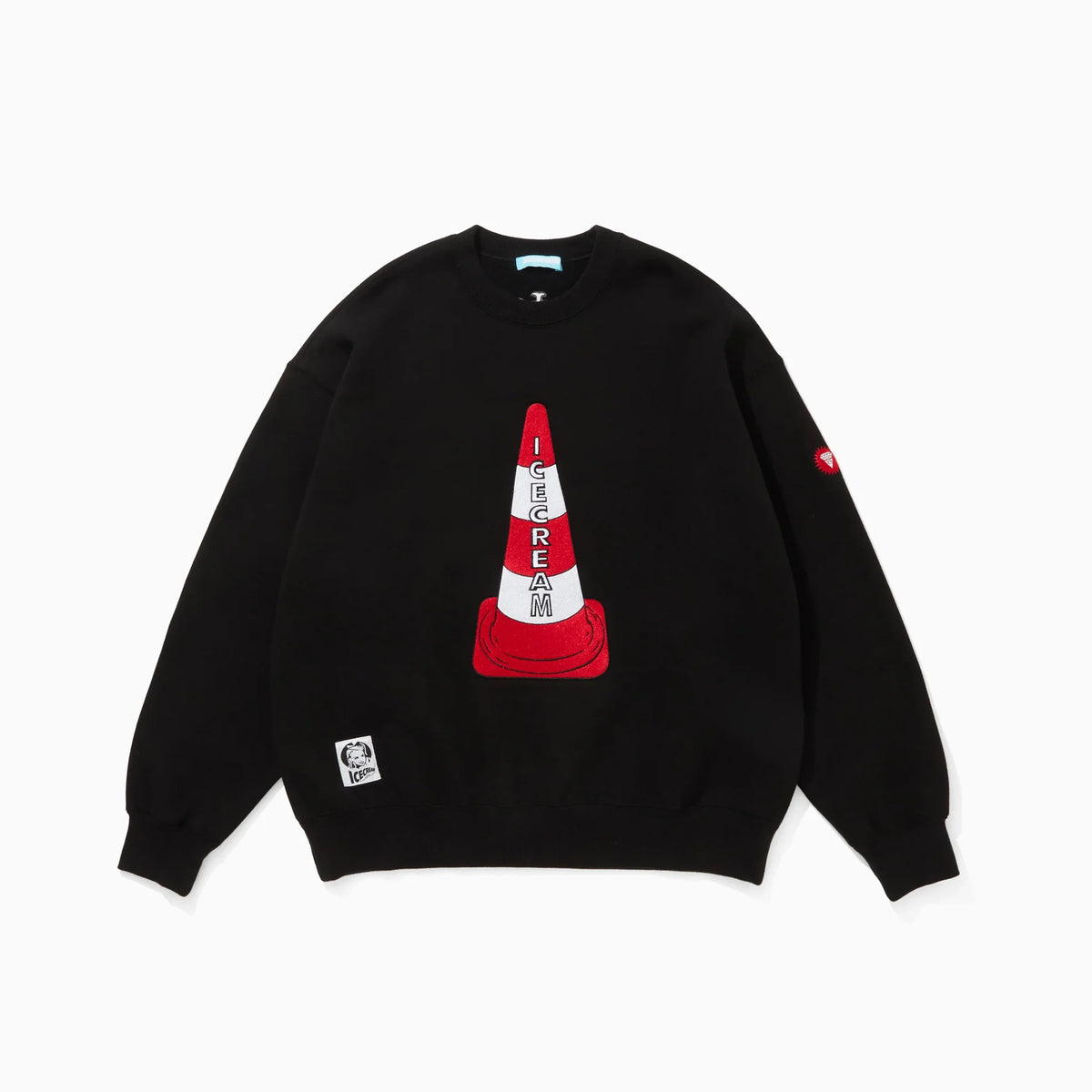 ICECREAM ICECREAM EMBROIDERED LOGO SWEATSHIRT_ICECREAM