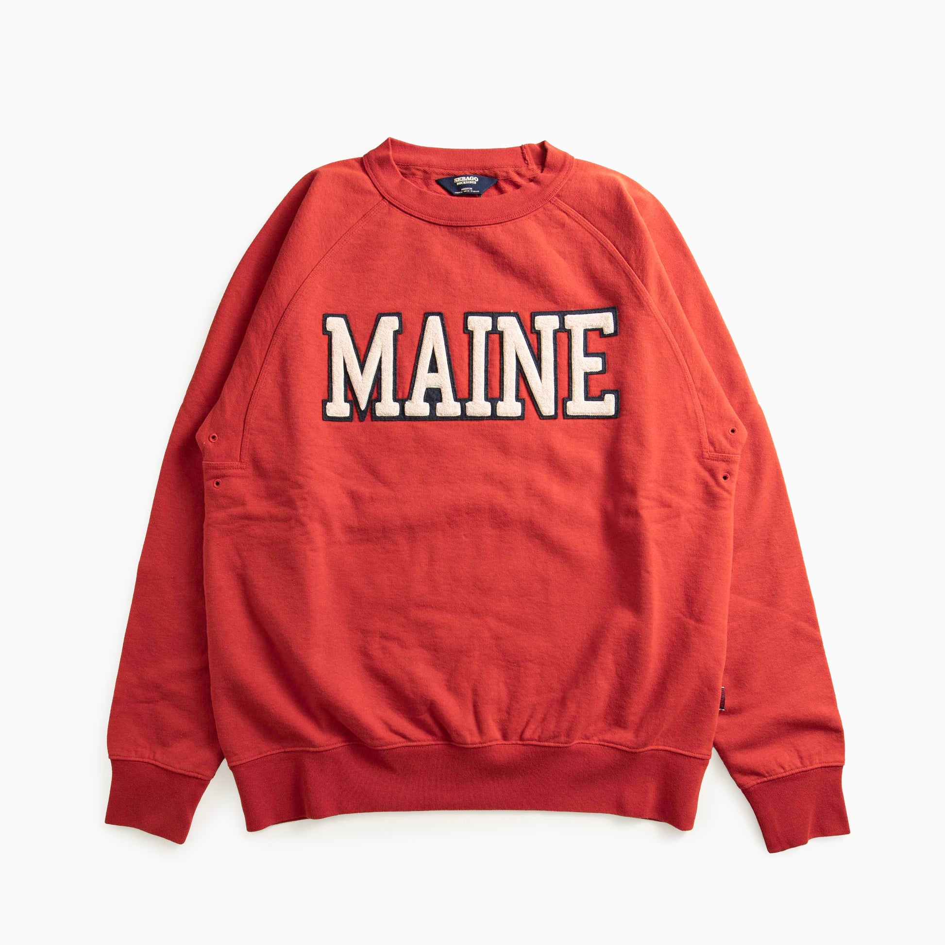 sebago world " MAINE " crewneck