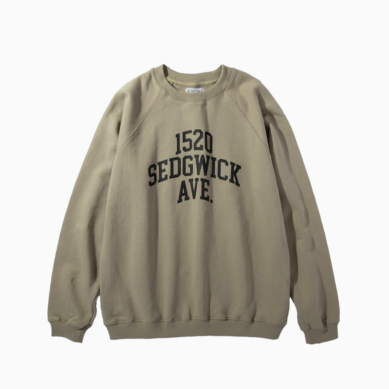 ATHATIME CLOTHING BOUTIQUE “1520 SEDGEWICK AVE.” crewneck