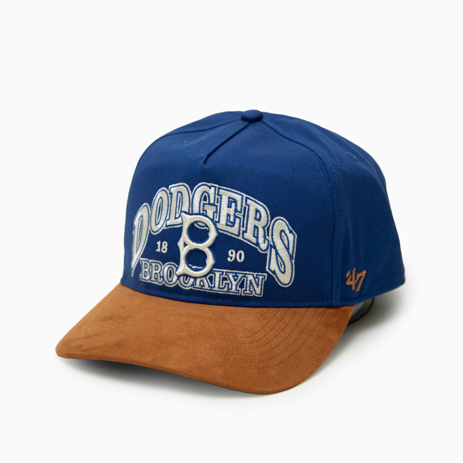47 HITCH Los Angeles Dodgers MLB Cooperstown Suede Visor