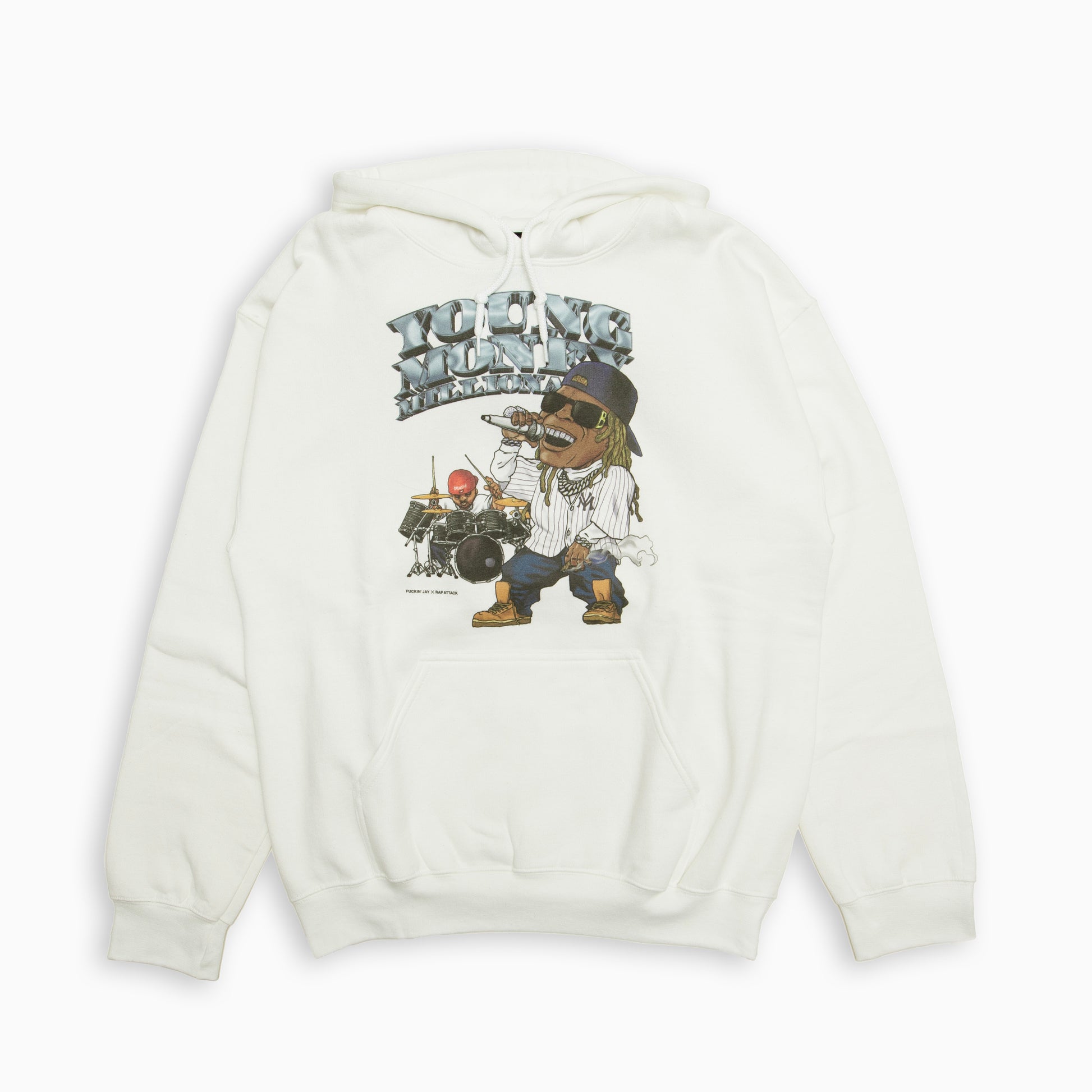 Rap ATTACK　" Fuckin' Jay × Rapattack "YMM" Hoodie