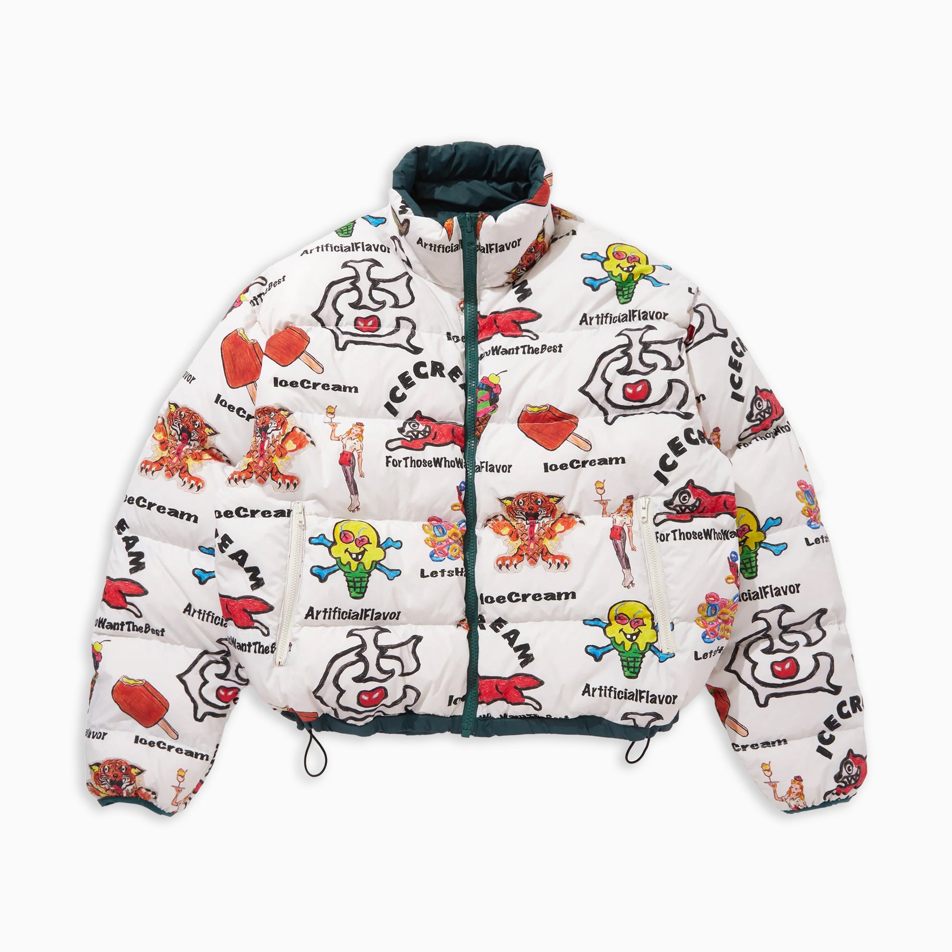 ICECREAM REVERSIBLE DOWN JACKET