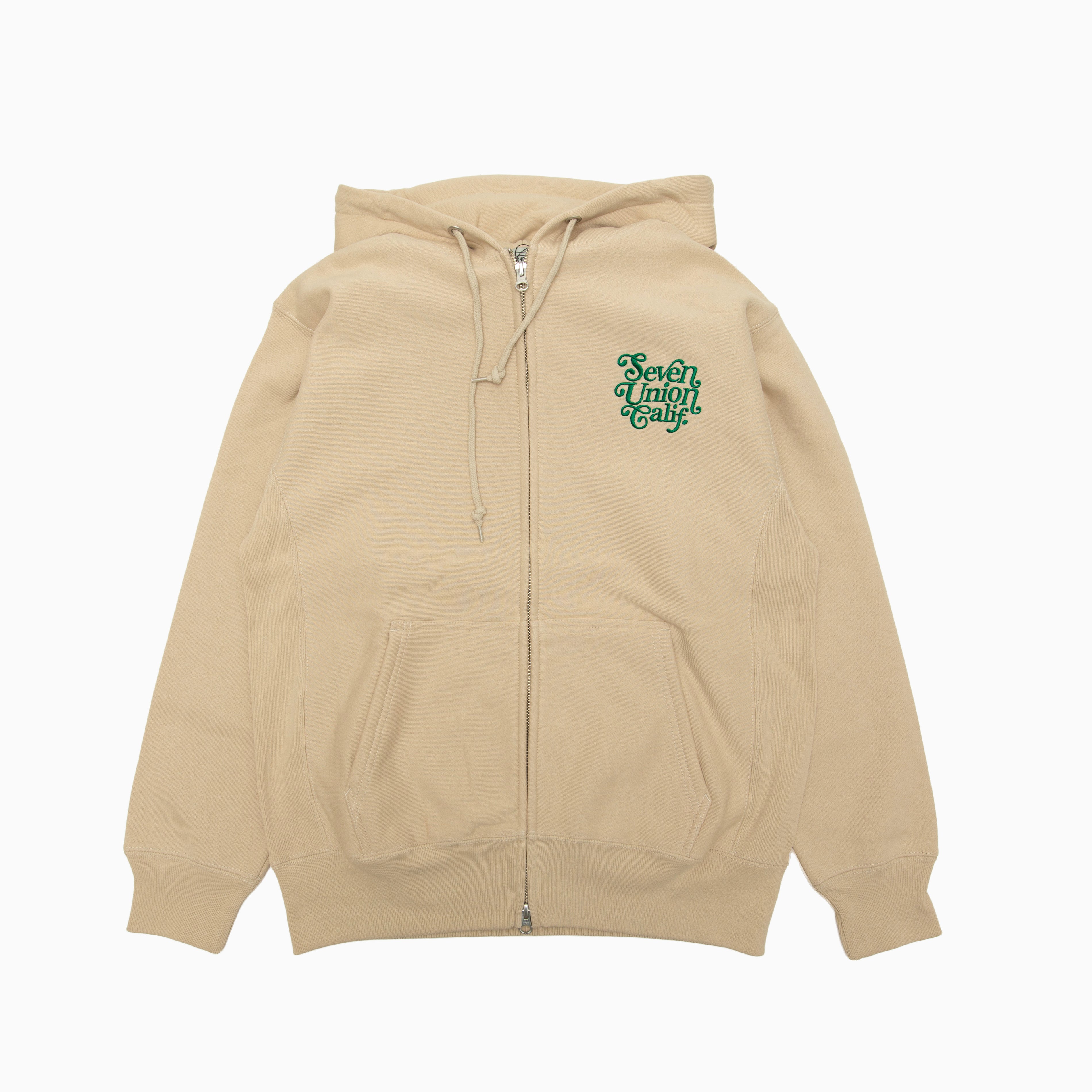 7UNION " Mr green Zip up hoodie
