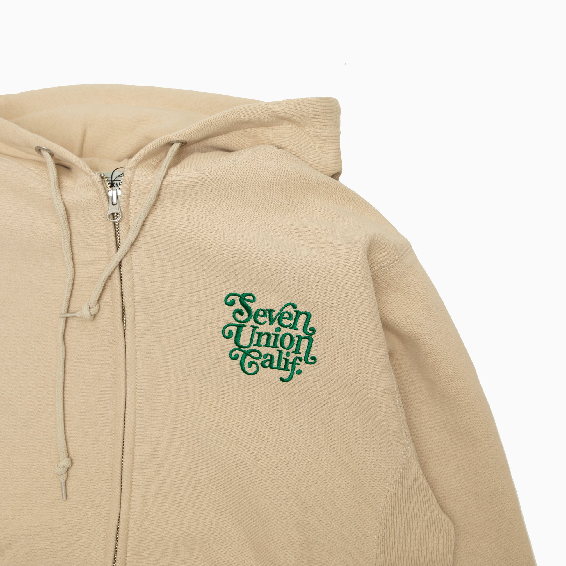7UNION " Mr green Zip up hoodie