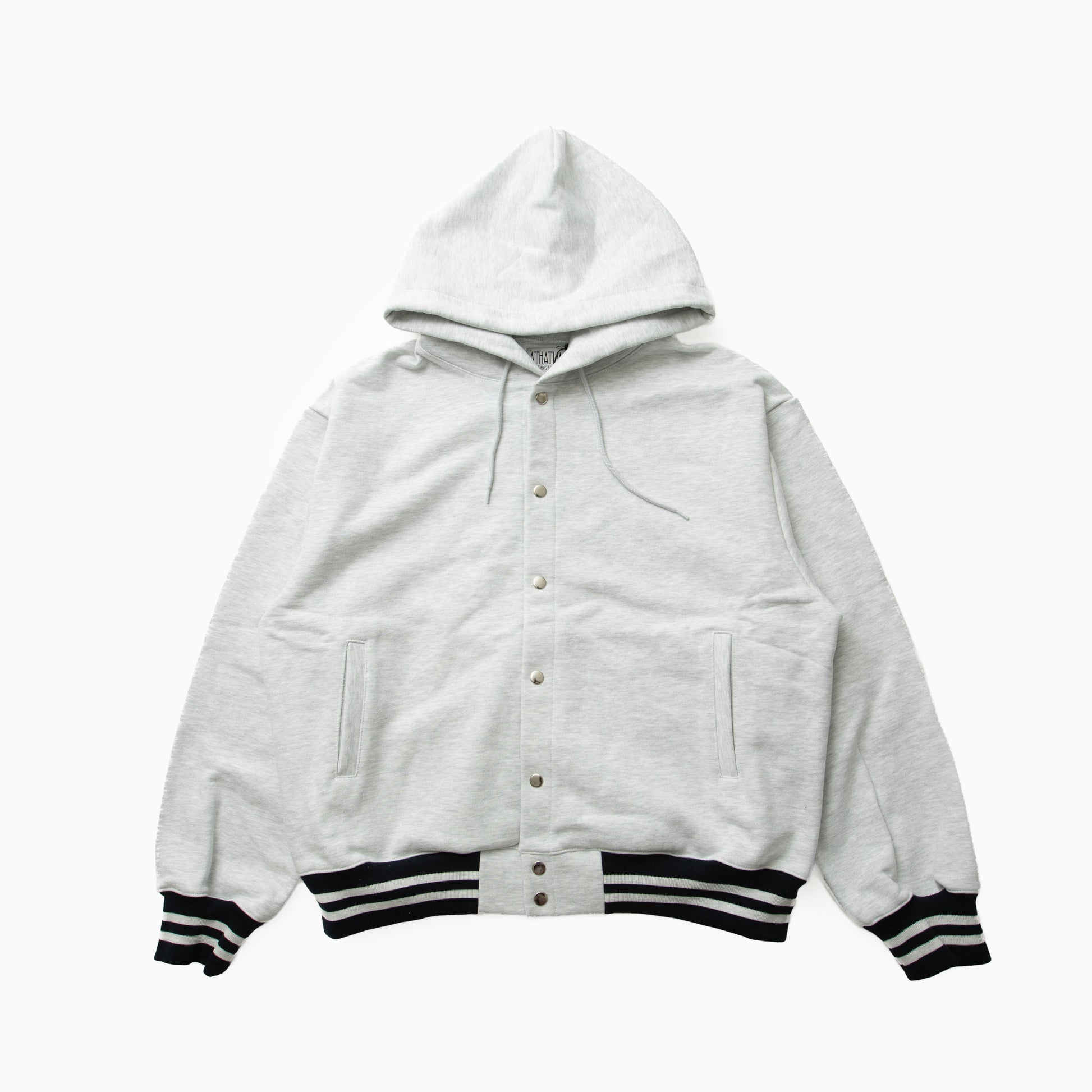 ATHATIME CLOTHING BOUTIQUE SNAP HOODIE SWEAT