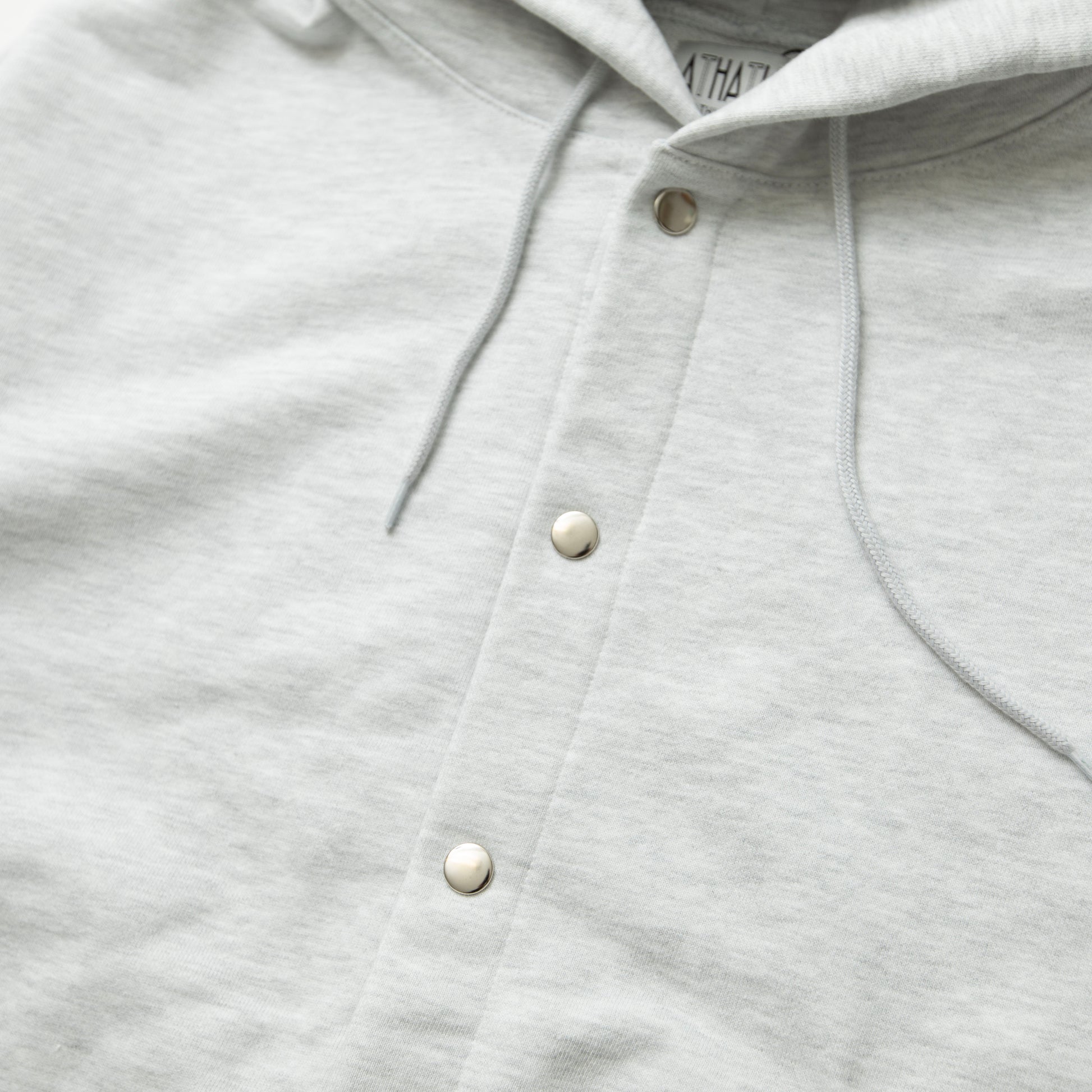 ATHATIME CLOTHING BOUTIQUE SNAP HOODIE SWEAT