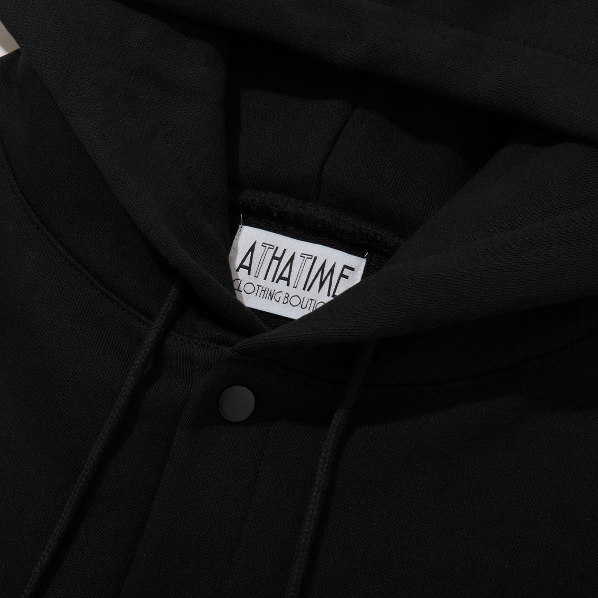 ATHATIME CLOTHING BOUTIQUE SNAP HOODIE SWEAT