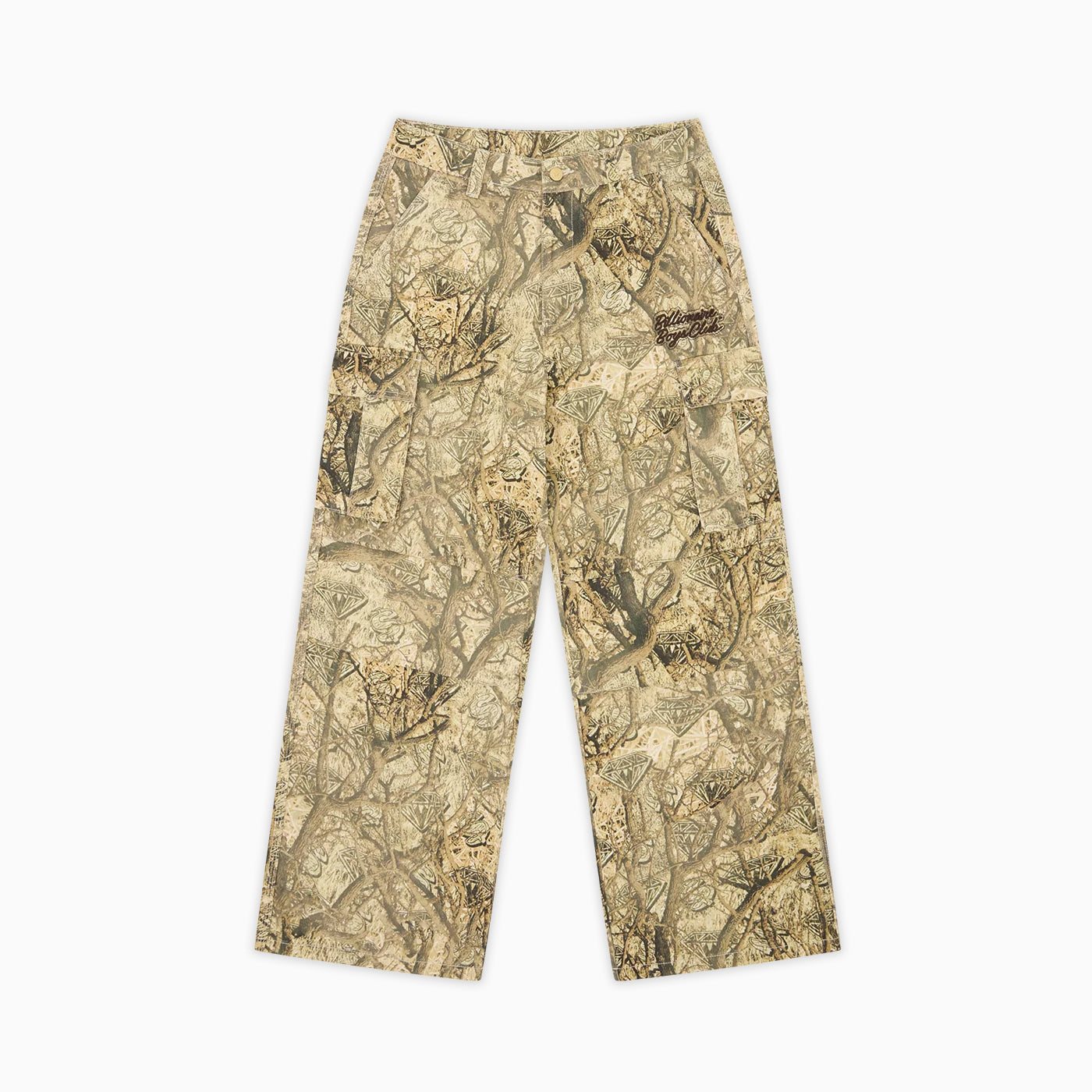 Billionaire boys club EU DIAMONDS & DOLLARS TREE CAMO CARGO PANTS
