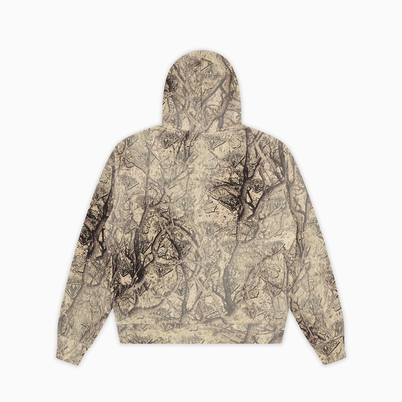Billionaire boys club EU DIAMONDS & DOLLARS CAMO OVERSIZED ZIP THROUGH