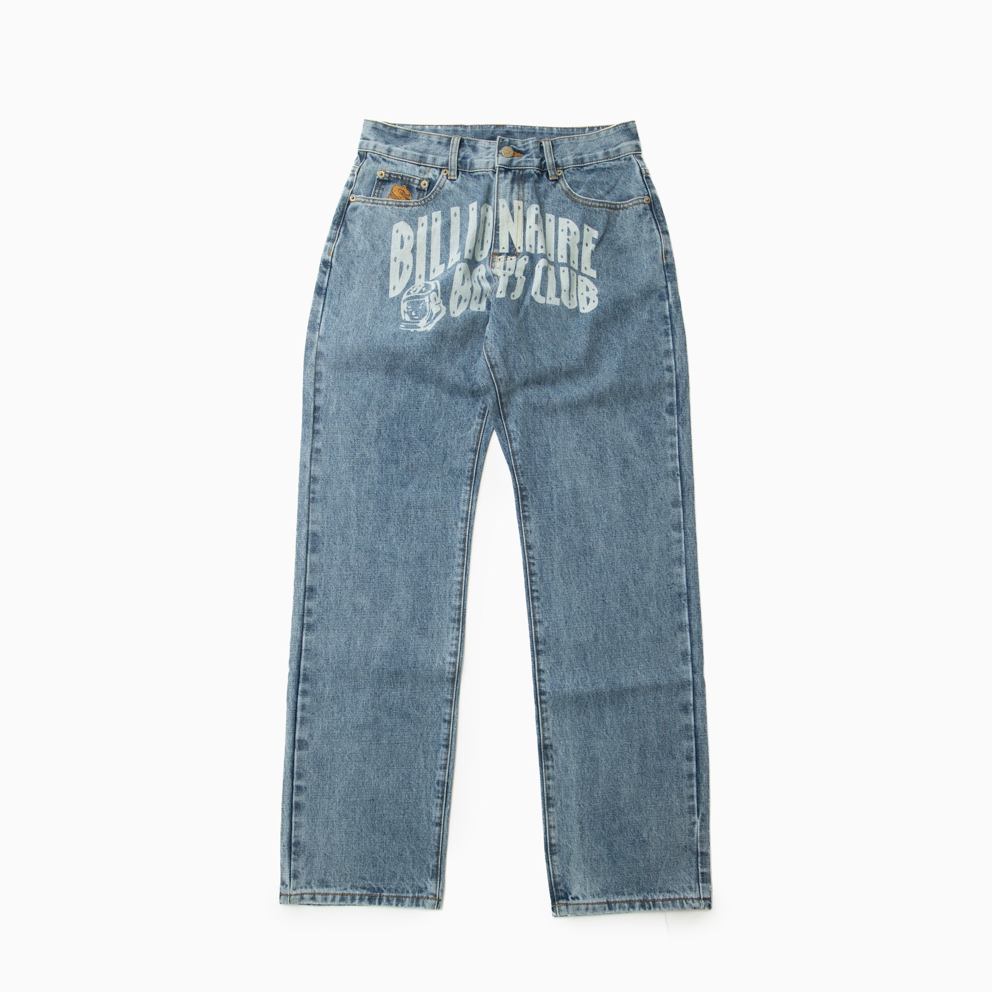 Billionaire boys club EU FADED ARCH LOGO LS DENIM PANTS