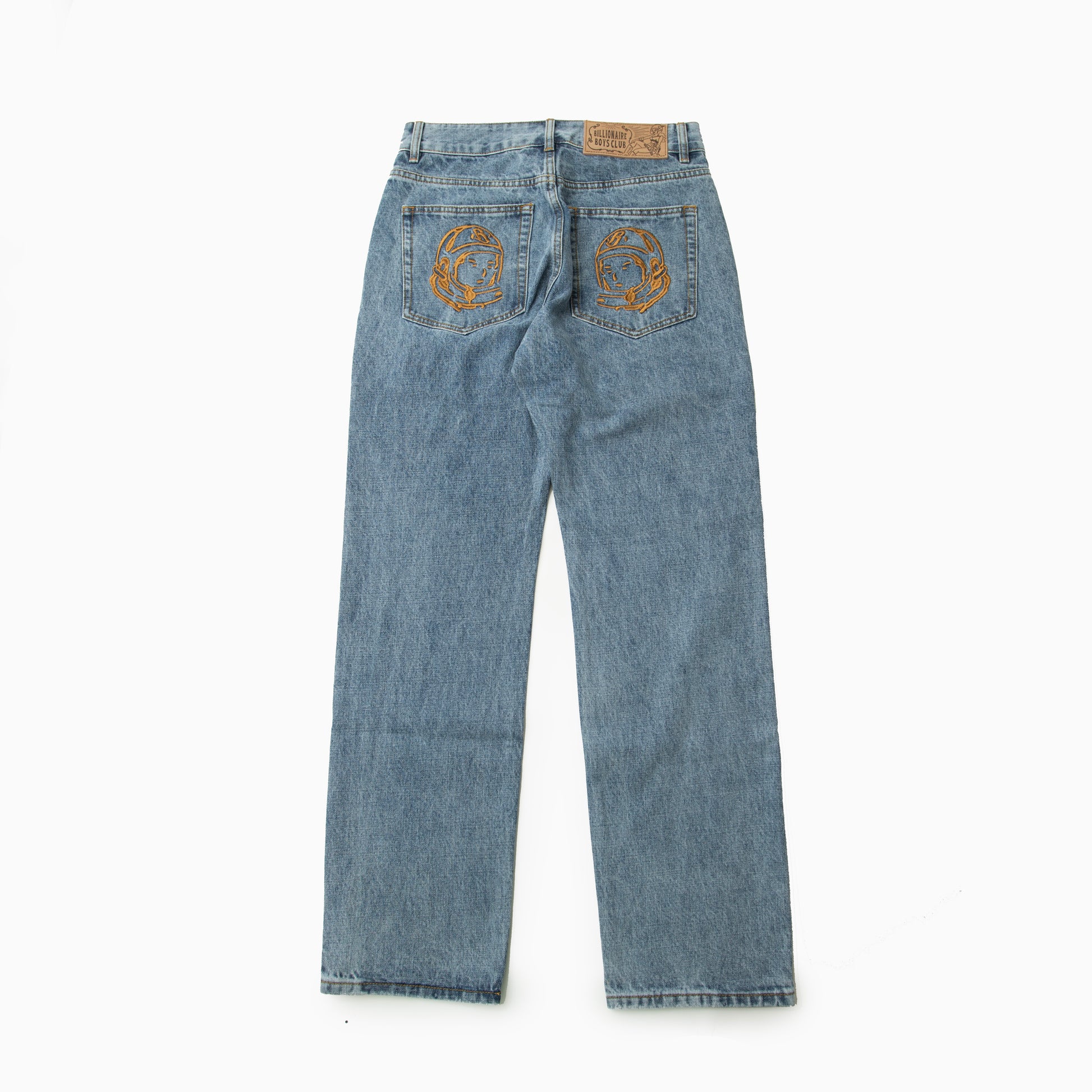 Billionaire boys club EU FADED ARCH LOGO LS DENIM PANTS