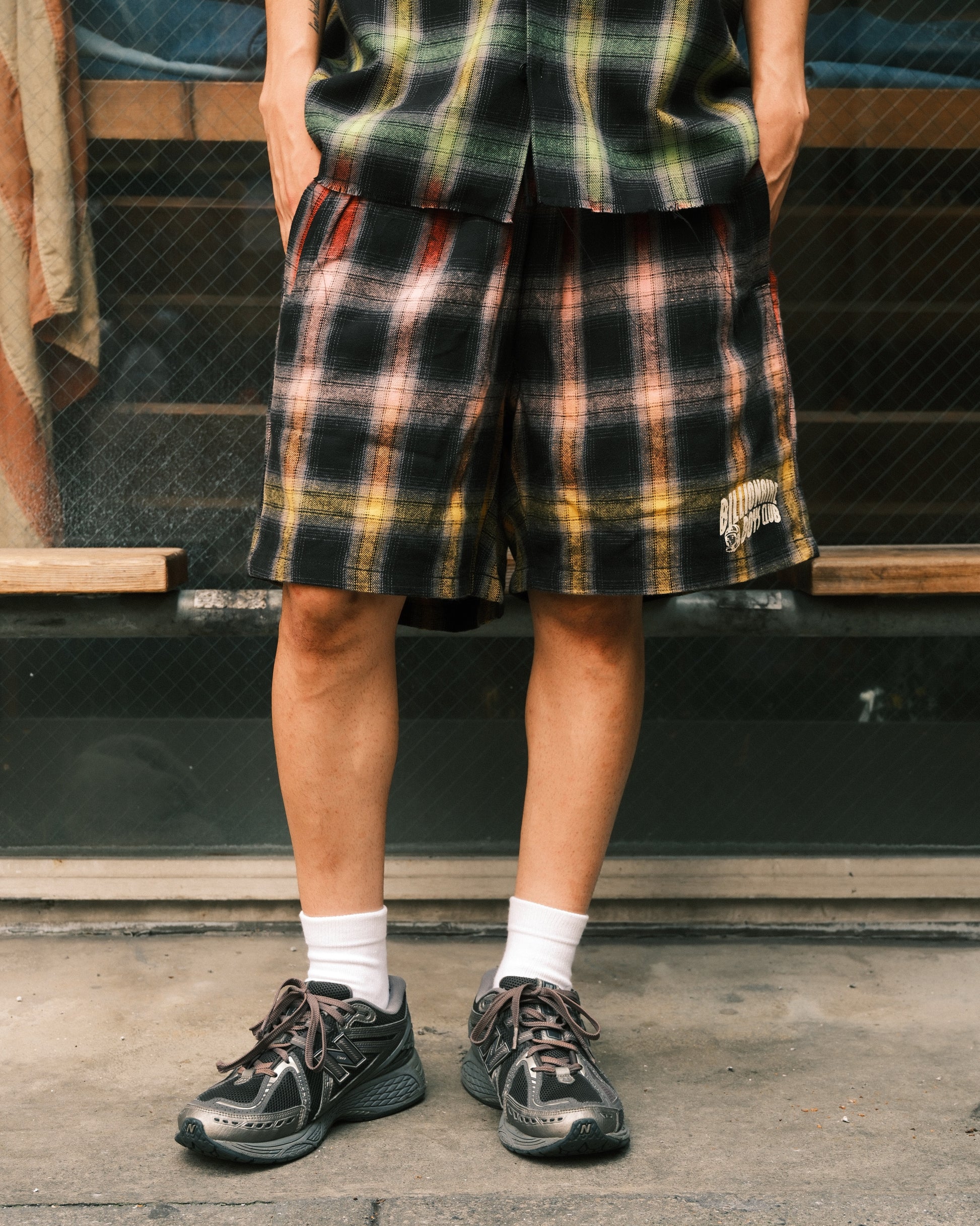 Billionaire Boys Club BB VINYLS RAW HEM SHORTS