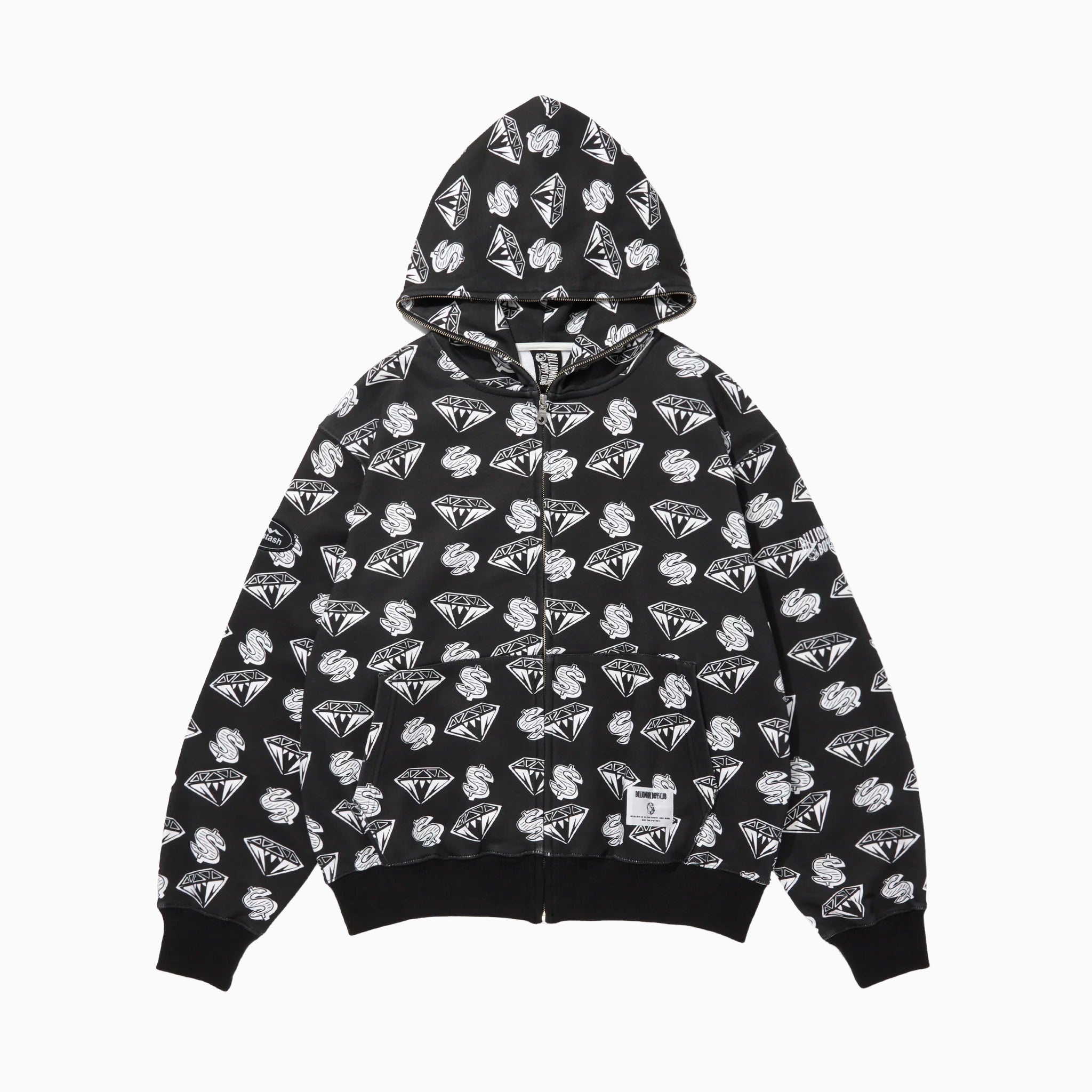 BILLIONIRE BOYS CLUB x MANASTASH FULL ZIP UP HOODIE D&D