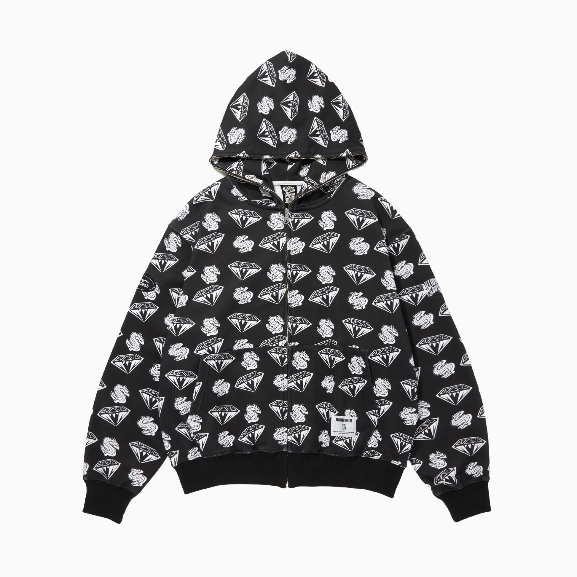 BILLIONIRE BOYS CLUB x MANASTASH FULL ZIP UP HOODIE D&D