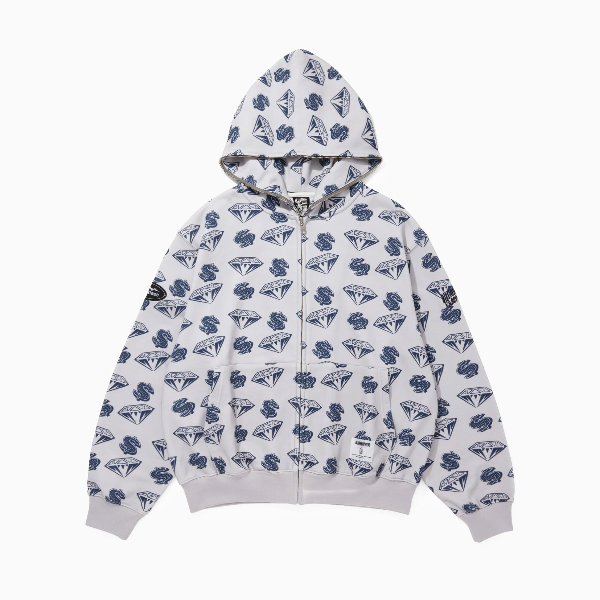 BILLIONIRE BOYS CLUB x MANASTASH FULL ZIP UP HOODIE D&D