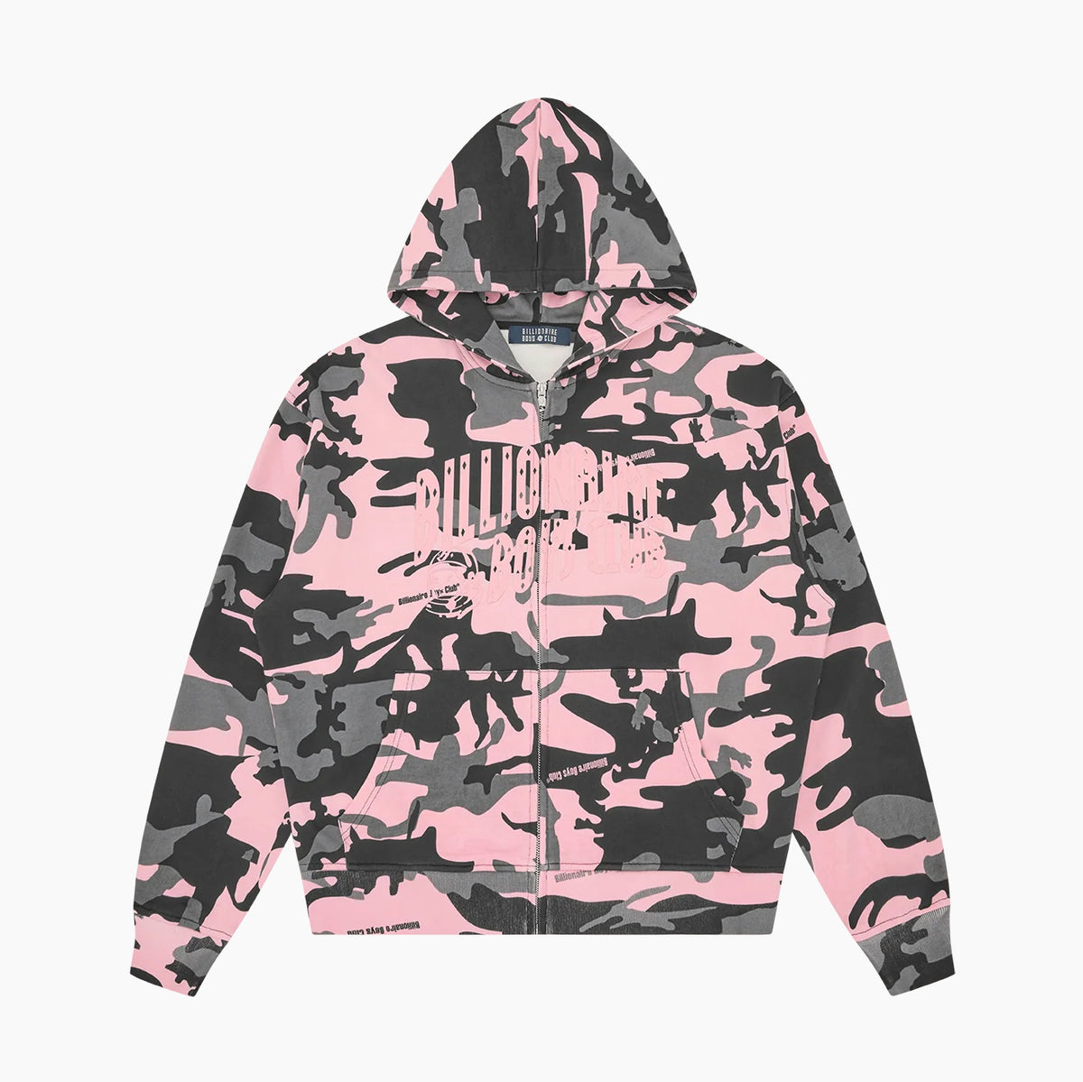 Billionaire Boys Club EU ARCH LOGO CAMO ZIP THROUGH HOOD
