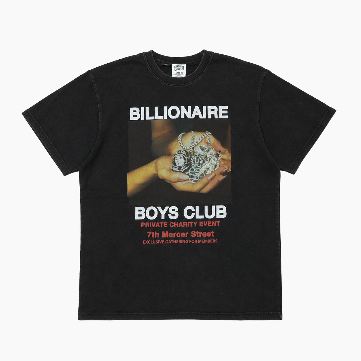 Billionaire Boys Club BB PRIVATE HEAVY WASH OVERSIZED FIT T-SHIRT